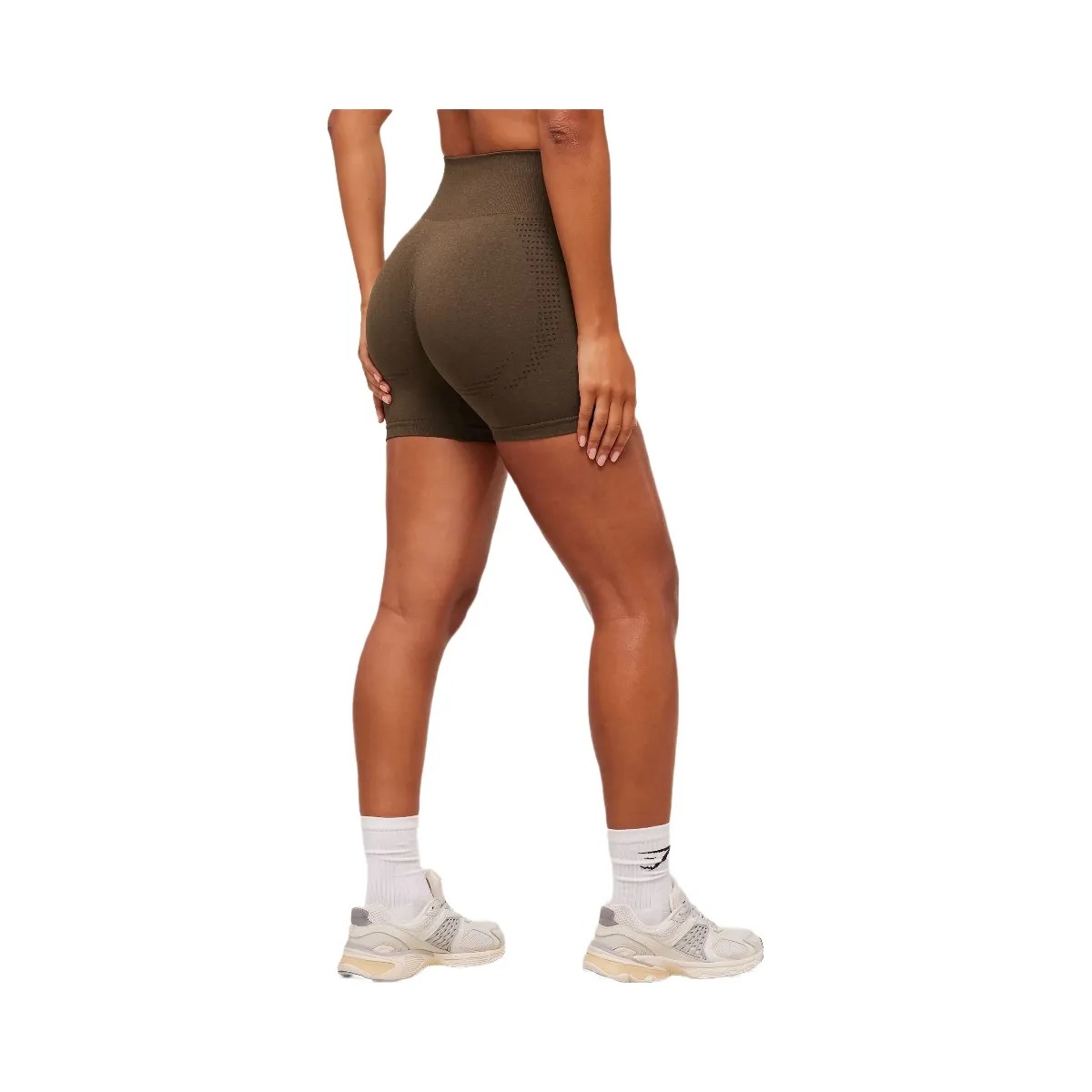 Gymshark Vital Soft Short - Espresso Marl - HypeFly India View 3