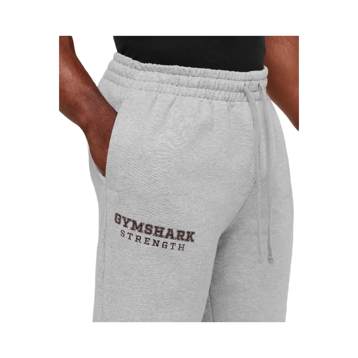 Gymshark Strength Jogger - Light Grey Core Marl - HypeFly India View 5
