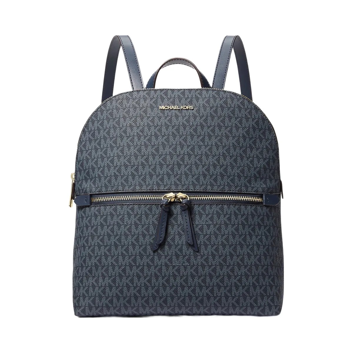 Michael Kors Dallas Medium Signature Logo Backpack Admiral - HypeFly India View 1