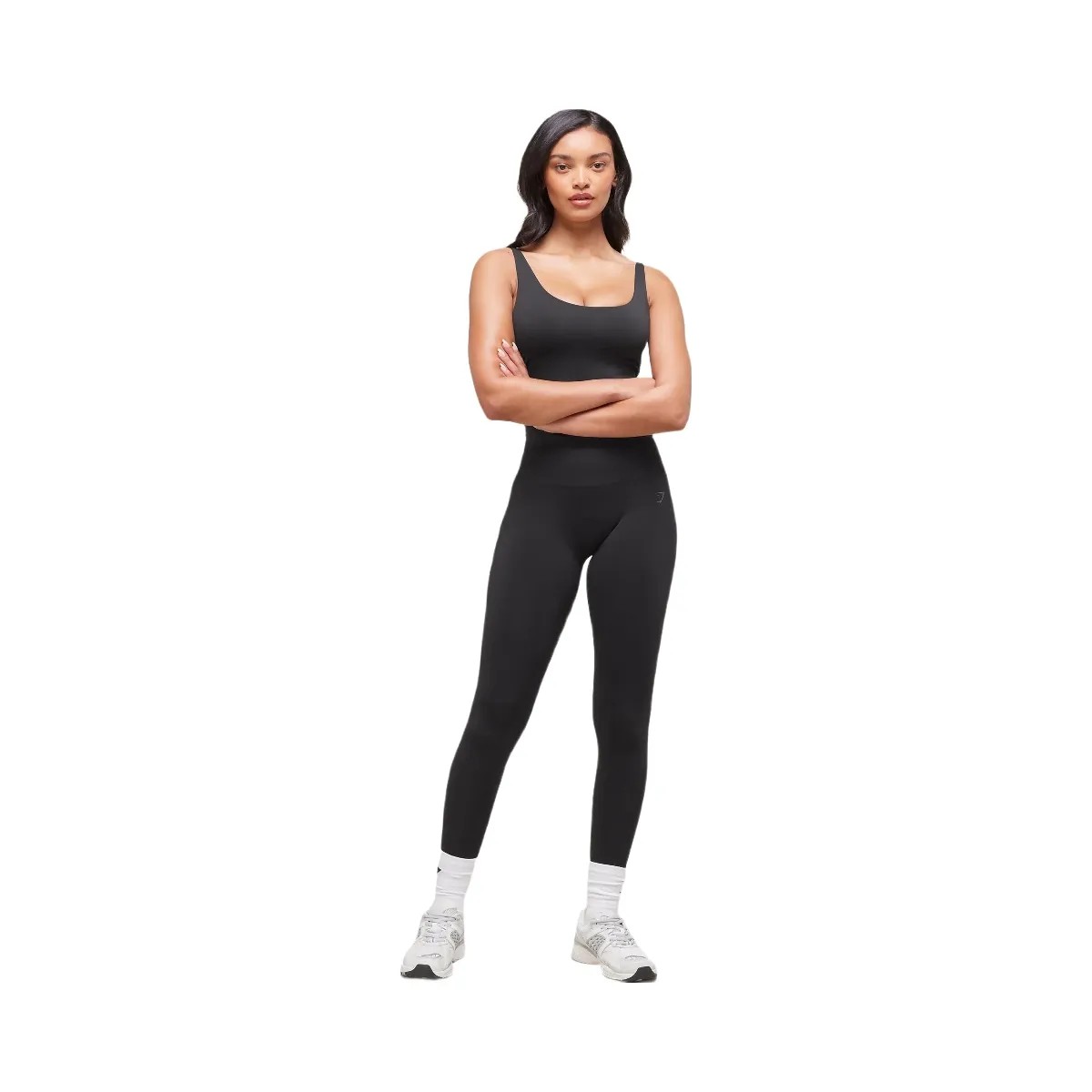 Gymshark Soft Sculpt Leggings - Black - HypeFly India View 1