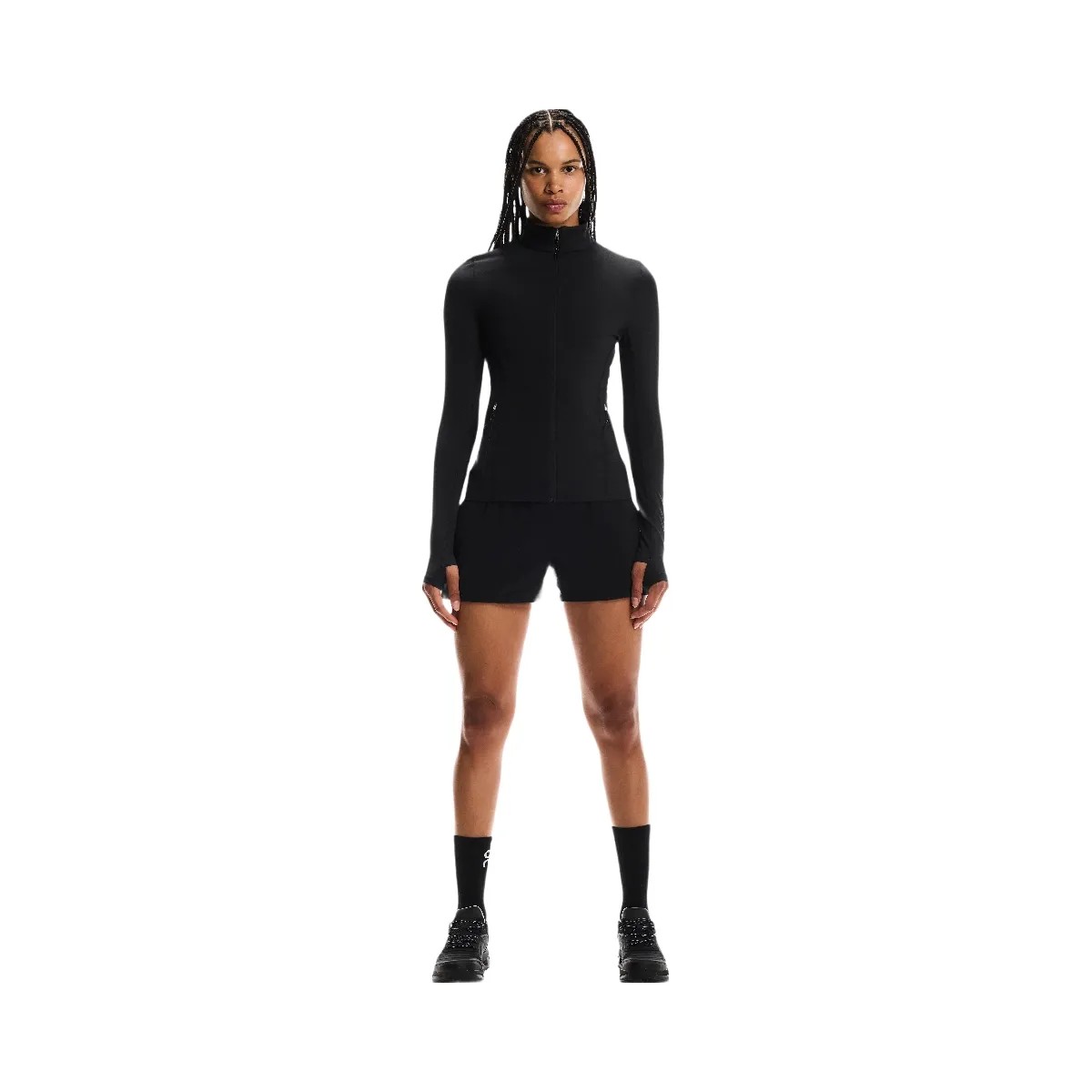 On Mesh Shorts Black - HypeFly India View 4