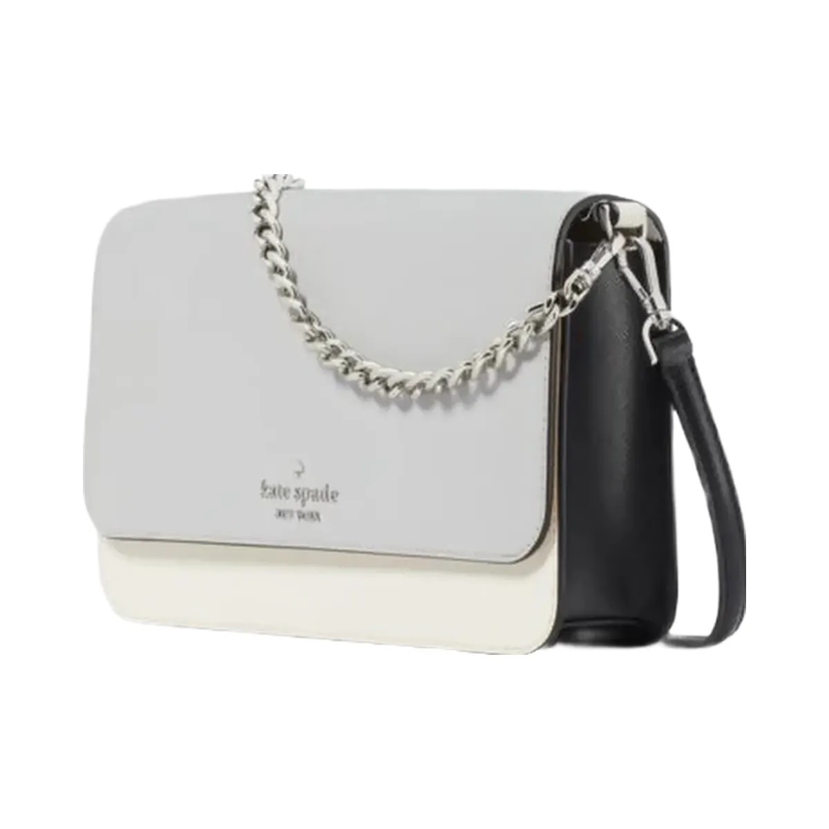 Kate Spade Madison Willow Convertible Crossbody Platinum Grey Multi - HypeFly India View 3