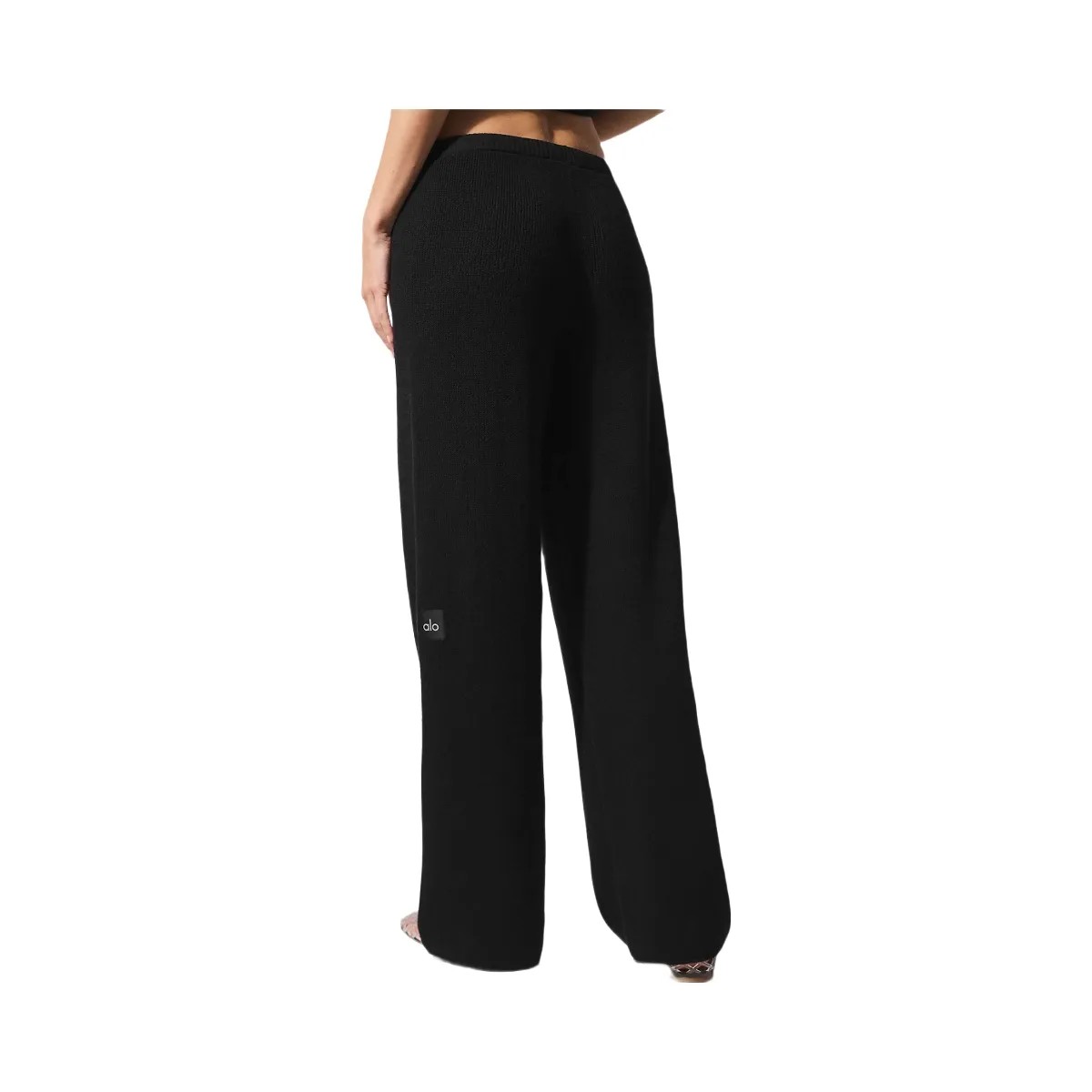 Alo Women's Supernatural Sweater Pant - Black - HypeFly India View 2
