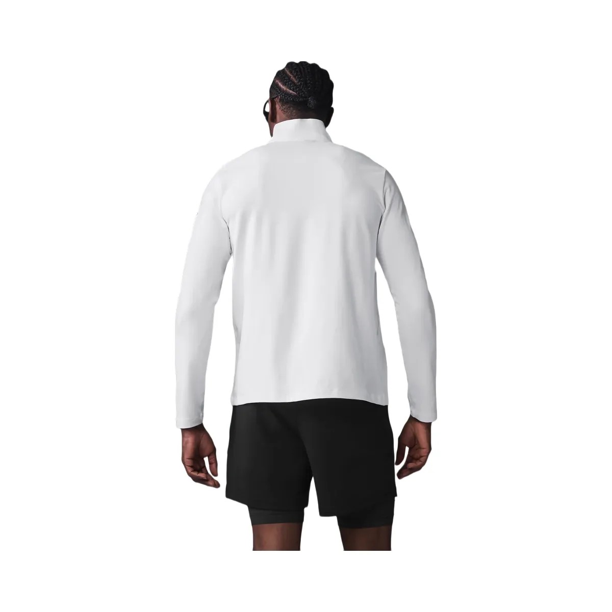 Alo Men's Conquer 1/4 Zip Reform Long Sleeve - White - HypeFly India View 3