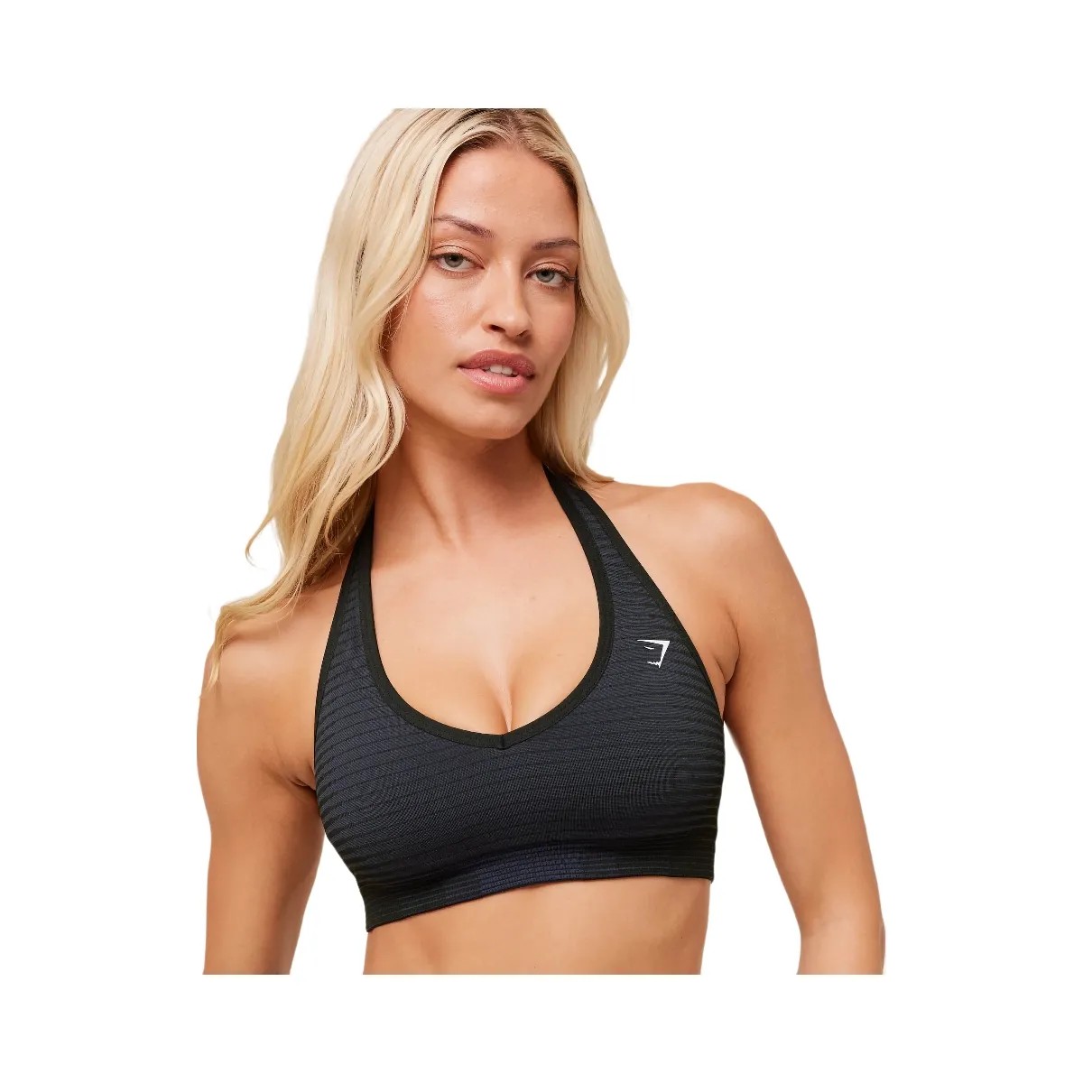 Gymshark Sport Seamless Sports Bra - Heavy Blue/Black - HypeFly India View 5