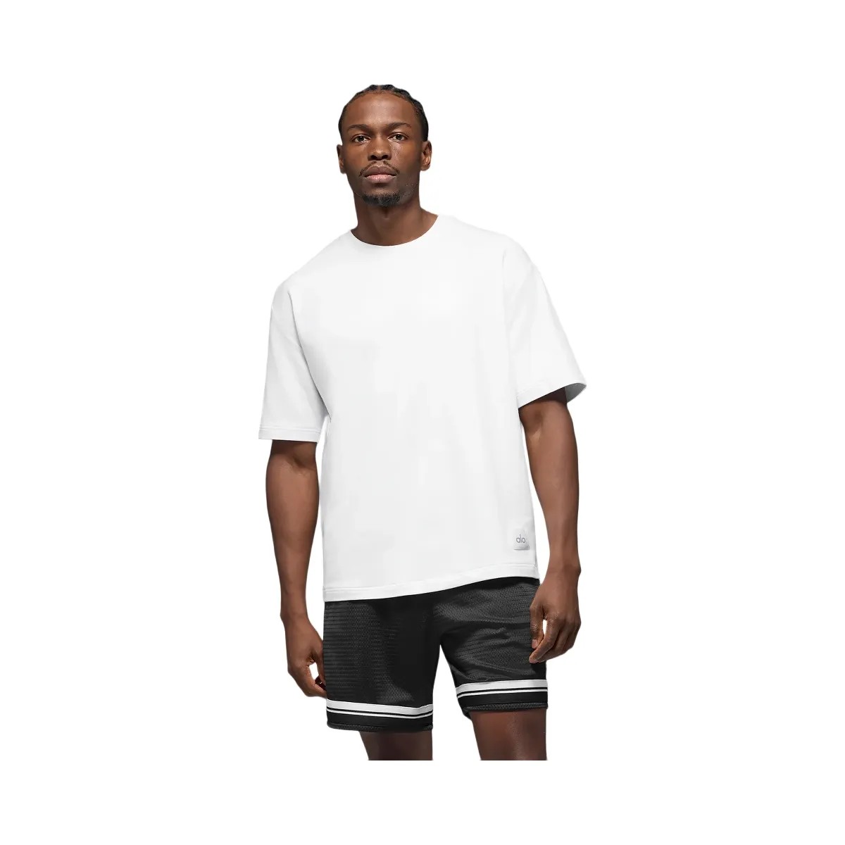 Alo Men's Double Take Short Sleeve - White - HypeFly India View 1