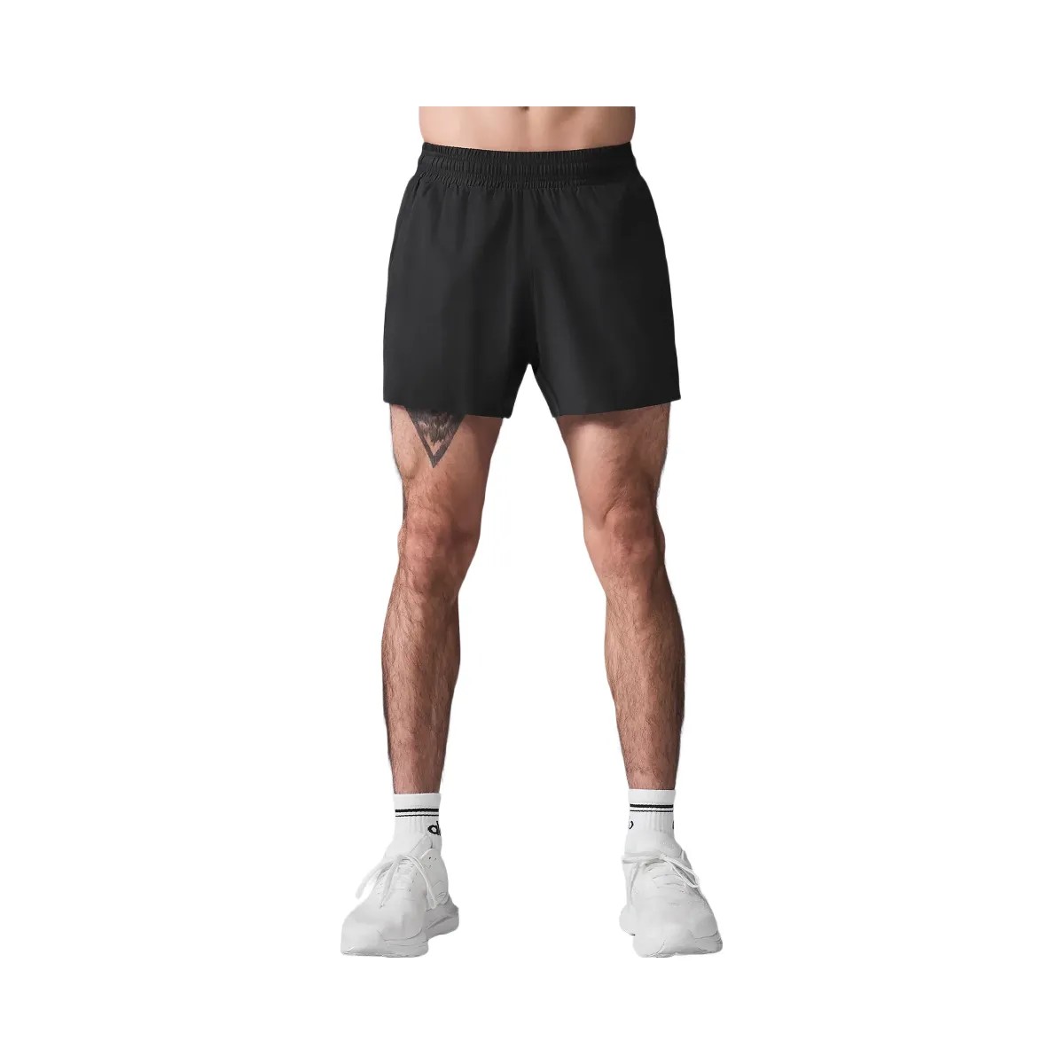 Alo Men's 5" Adapt Running Short - Black - HypeFly India View 1