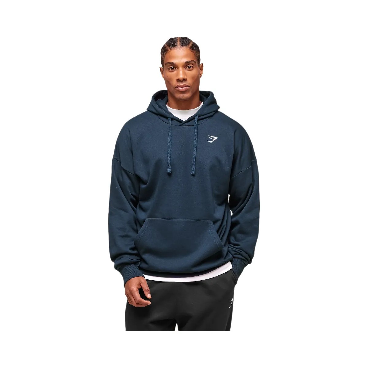 Gymshark Crest Oversized Hoodie - Navy - HypeFly India View 5