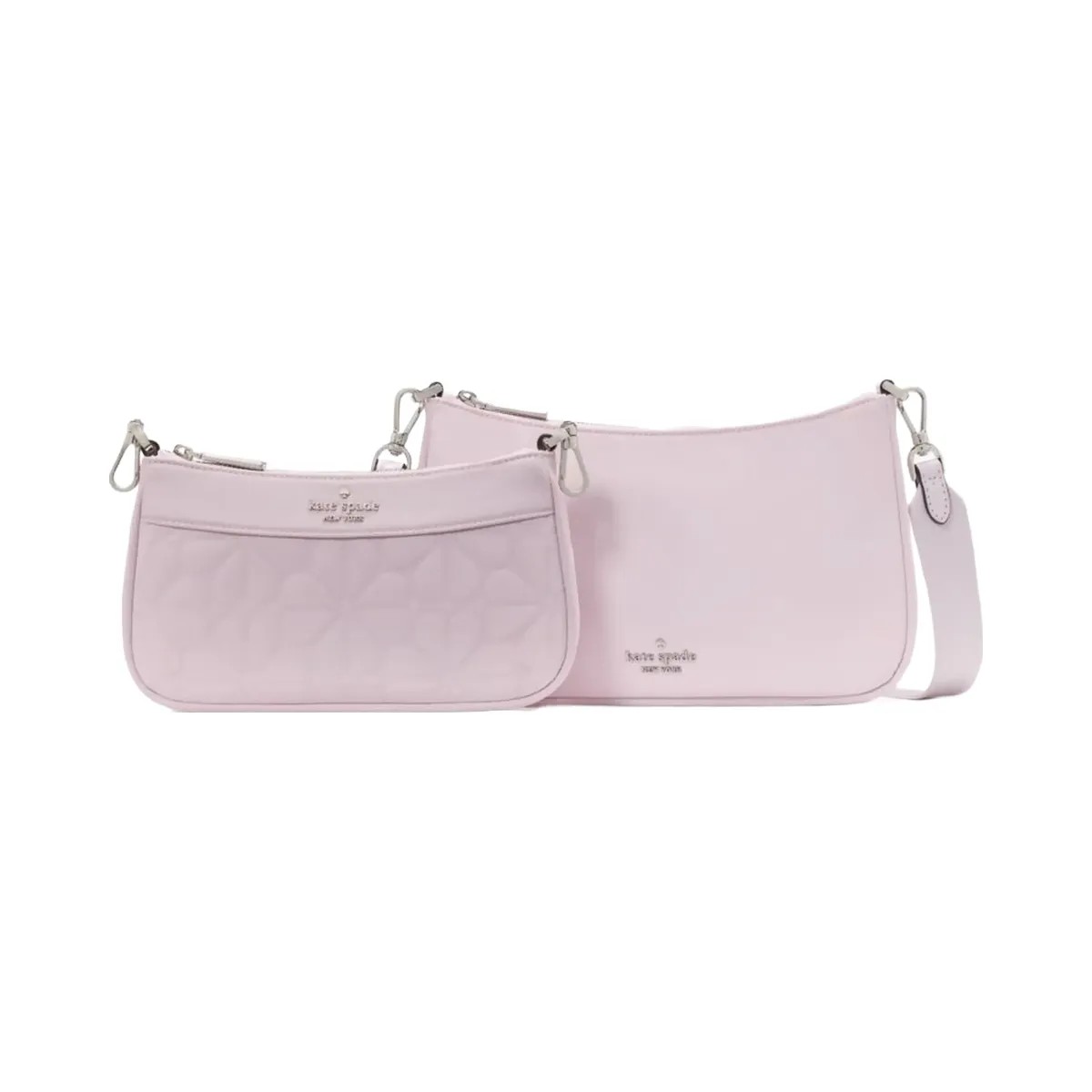 Kate Spade Duet Quilted Fabric Small Crossbody Pale Amethyst - HypeFly India View 1
