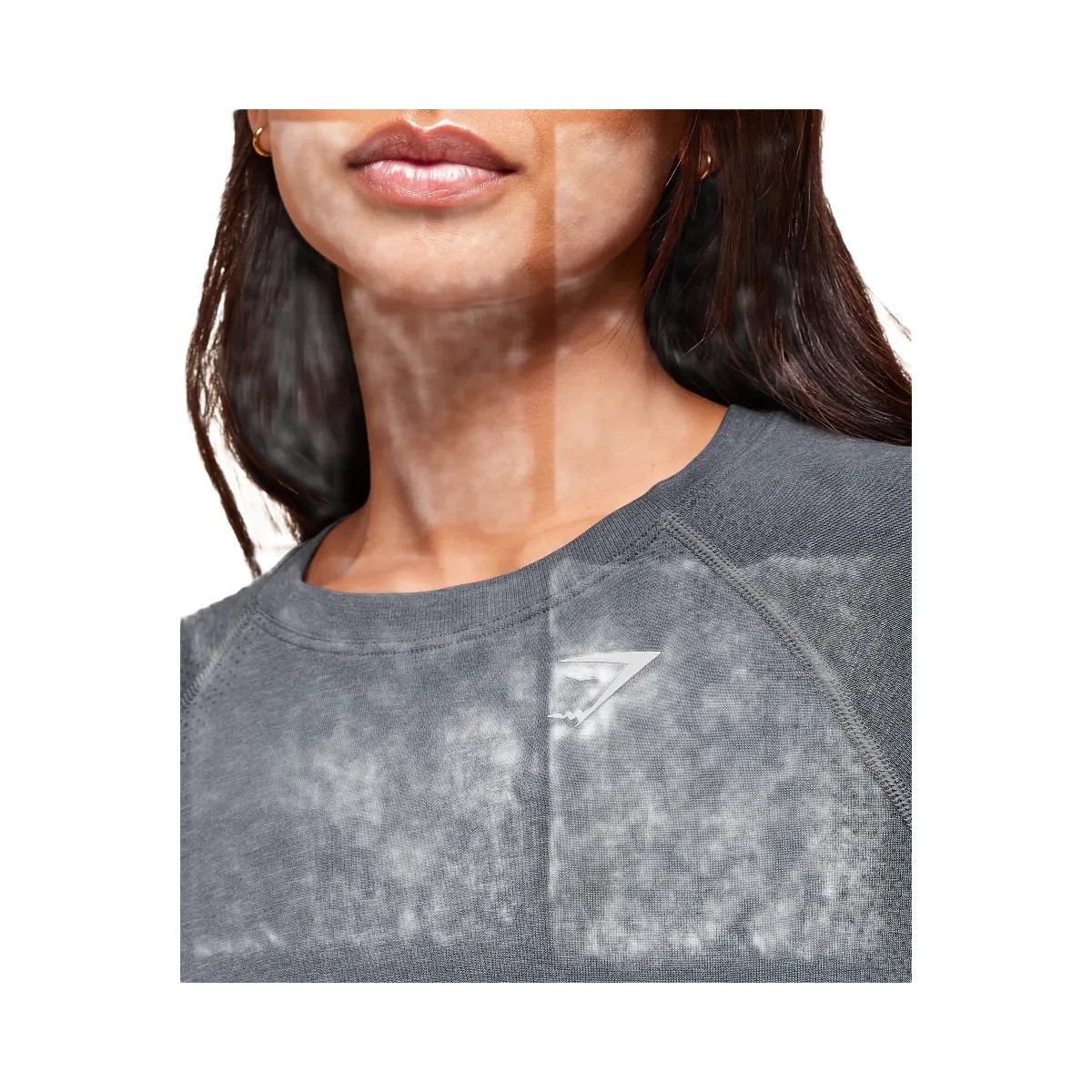 Gymshark Vital Light T-Shirt - Strong Grey/ Marl - HypeFly India View 4
