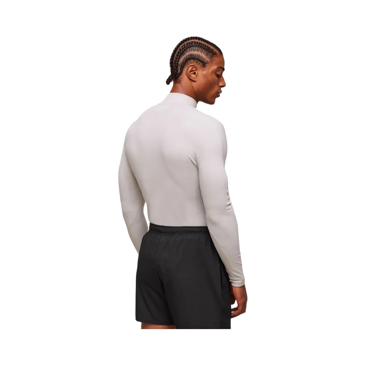 Gymshark everywear Warp Knit 1/4 Zip - Tame Grey - HypeFly India View 2