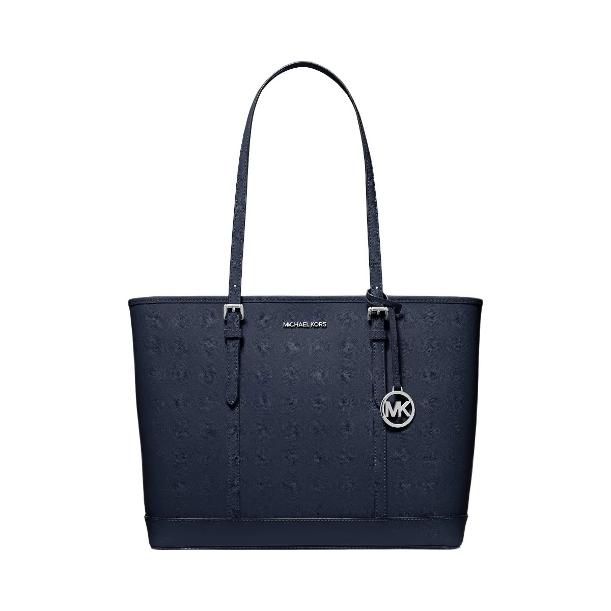 Michael Kors Jet Set Travel Large Saffiano Leather Tote Bag Navy - HypeFly India View 1