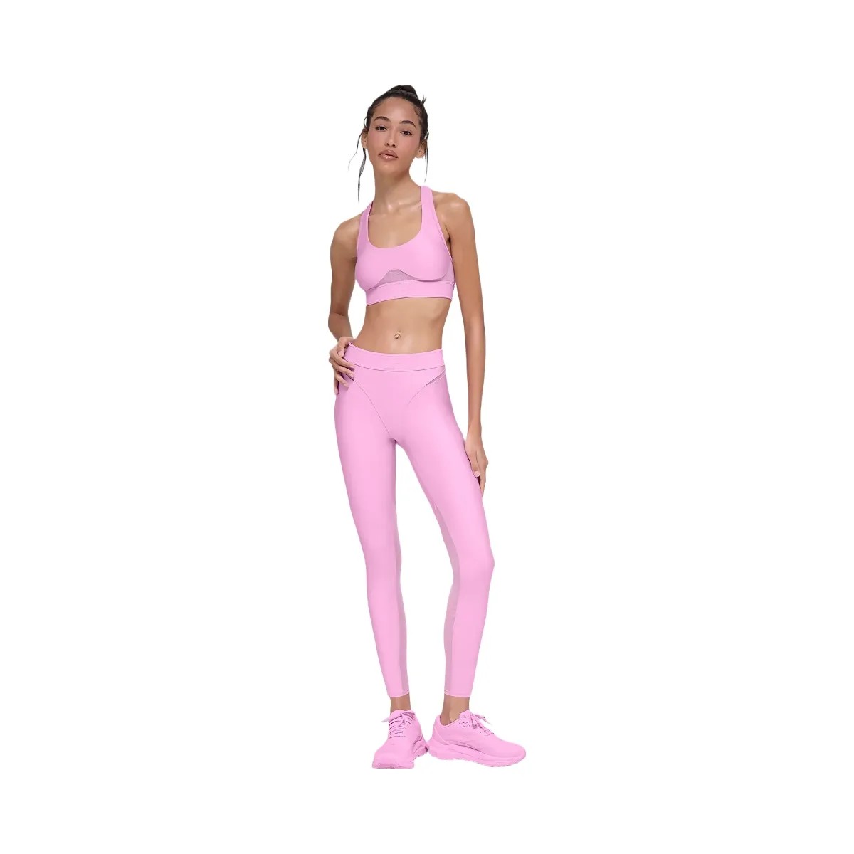 Alo Women's Airlift High-Waist 7/8 Rebel Legging - Candy Heart Pink - HypeFly India View 5
