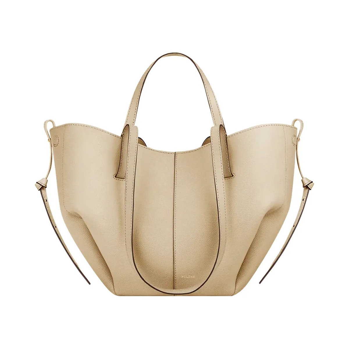 Polene Cyme Mini Textured Sand - HypeFly India View 1