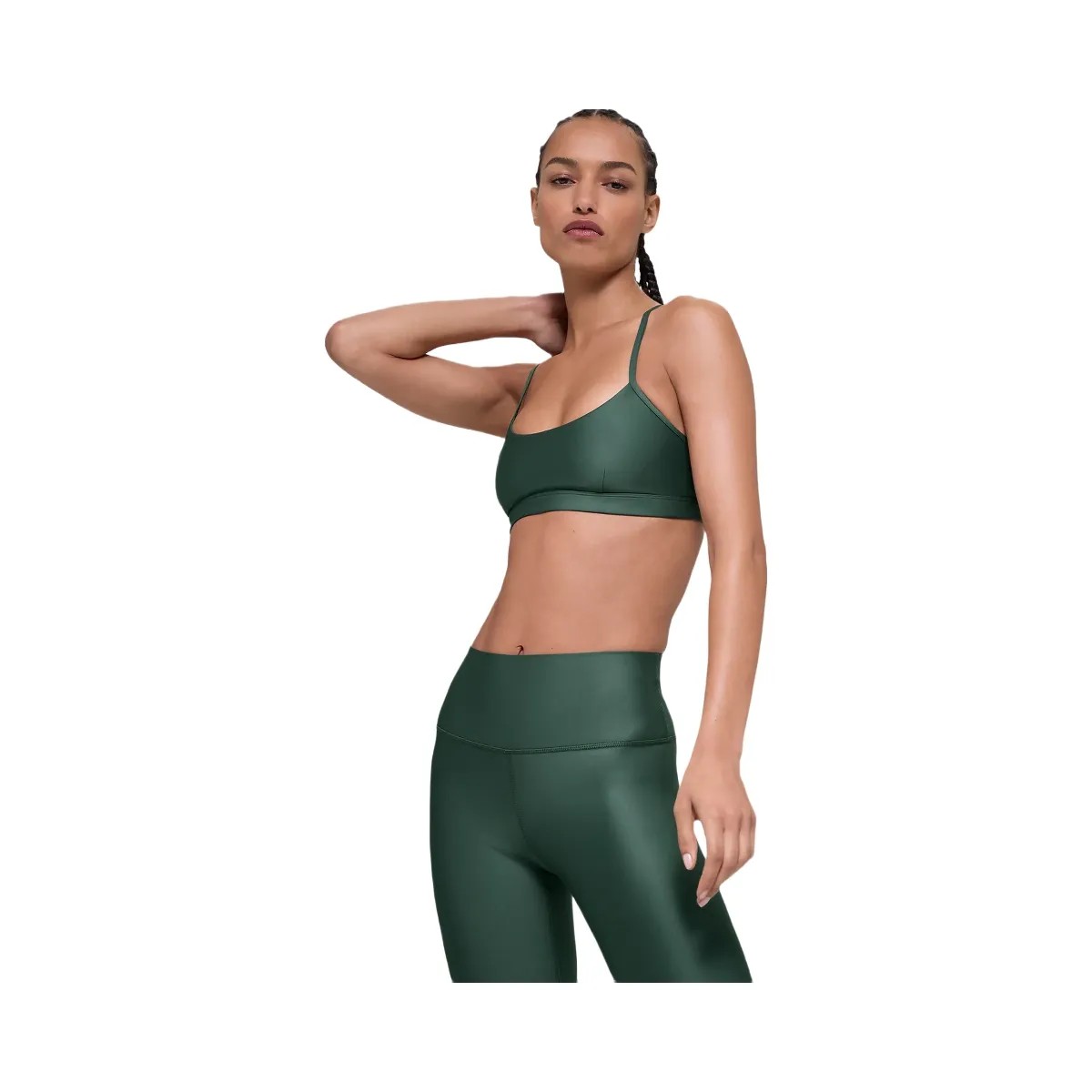 Alo Women's Airlift Intrigue Bra - Clover Green - HypeFly India View 1