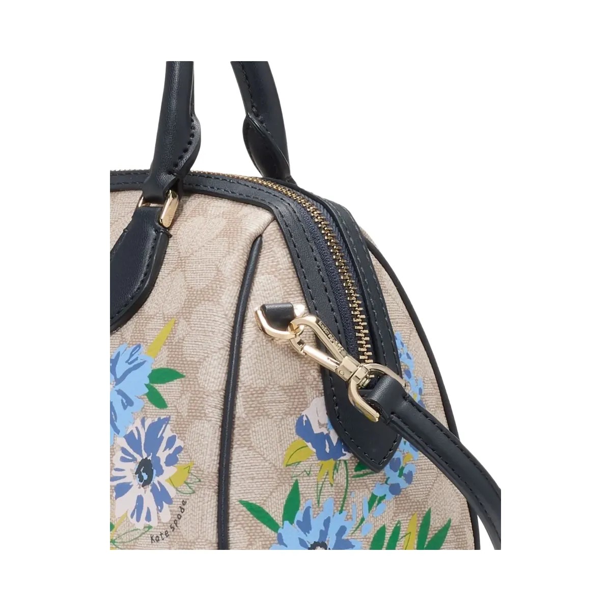 Kate Spade Flower Floral Small Dolly Duffle Blazer Blue Multi - HypeFly India View 6