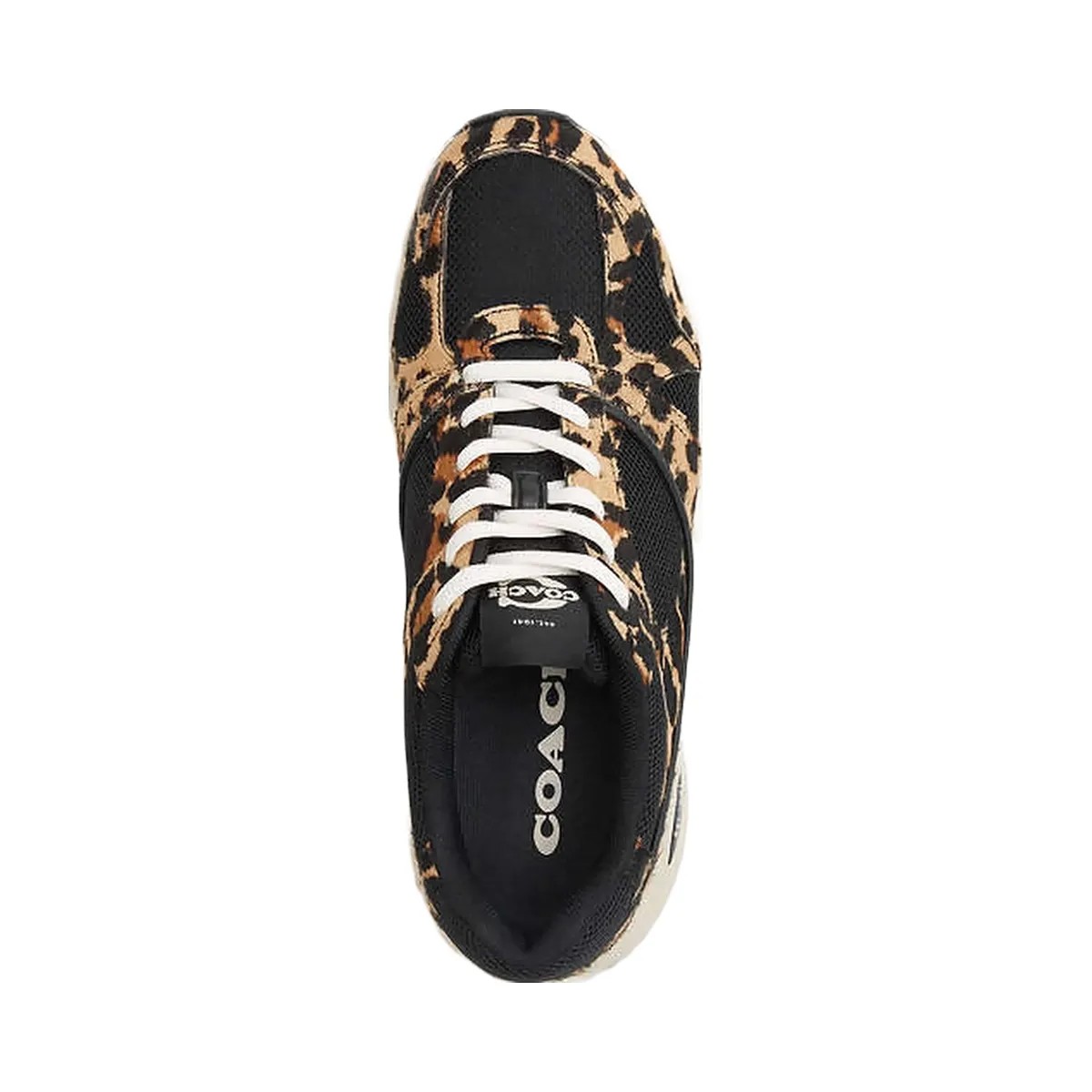 Coach Sport Sneaker With Leopard Print Black-Leopard - HypeFly India View 2
