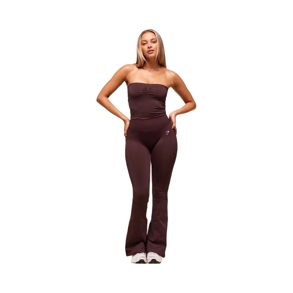 Gymshark Everyday Seamless Midi Tube Top - Cherry Purple - HypeFly India View 6