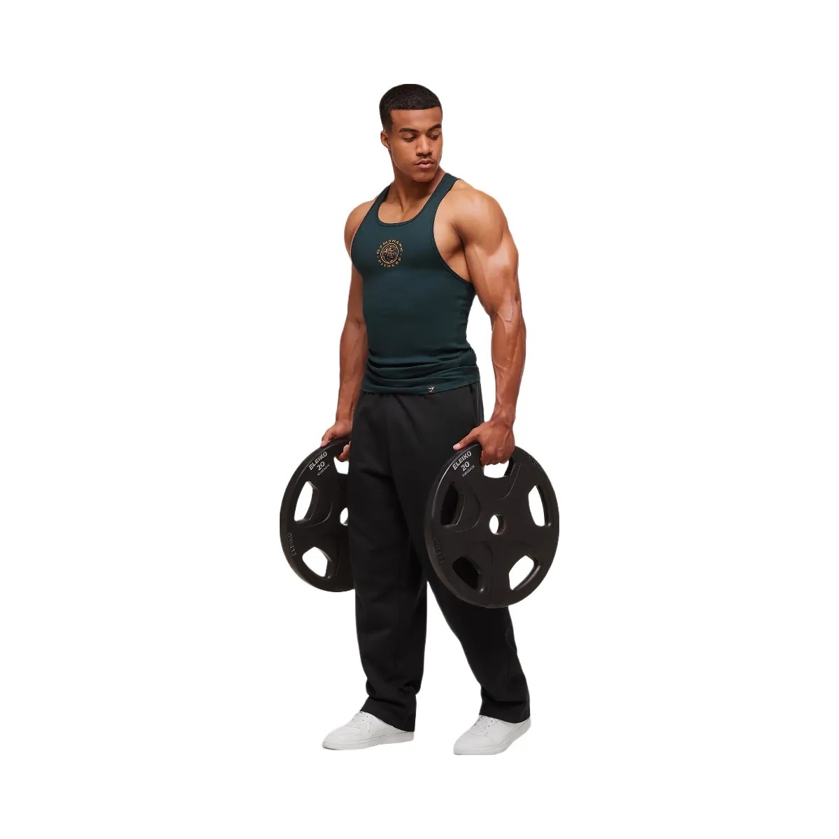 Gymshark Legacy Ribbed Tank - Deep Petrol Blue - HypeFly India View 6