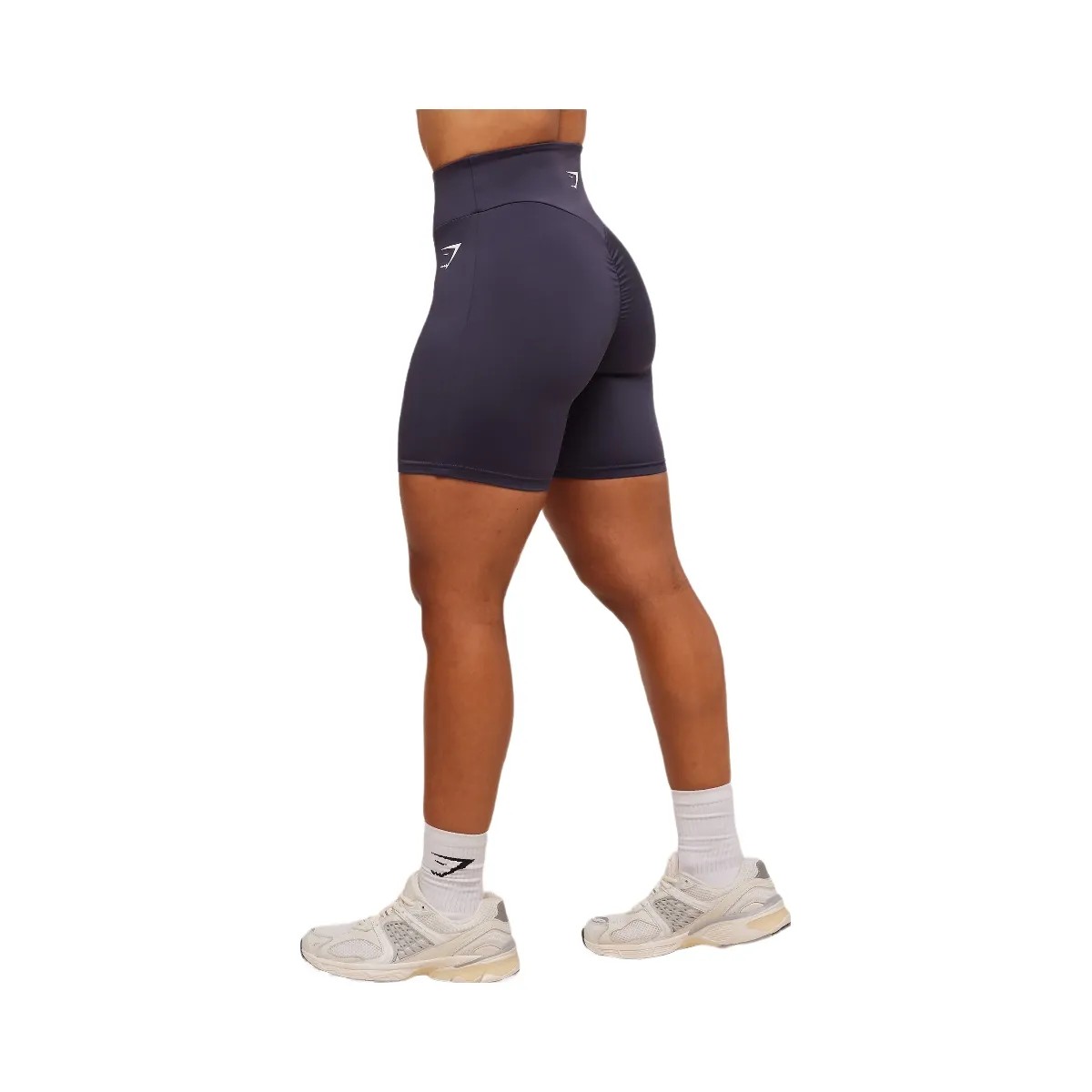 Gymshark Reps Power Tight Shorts - Midnight Purple - HypeFly India View 3