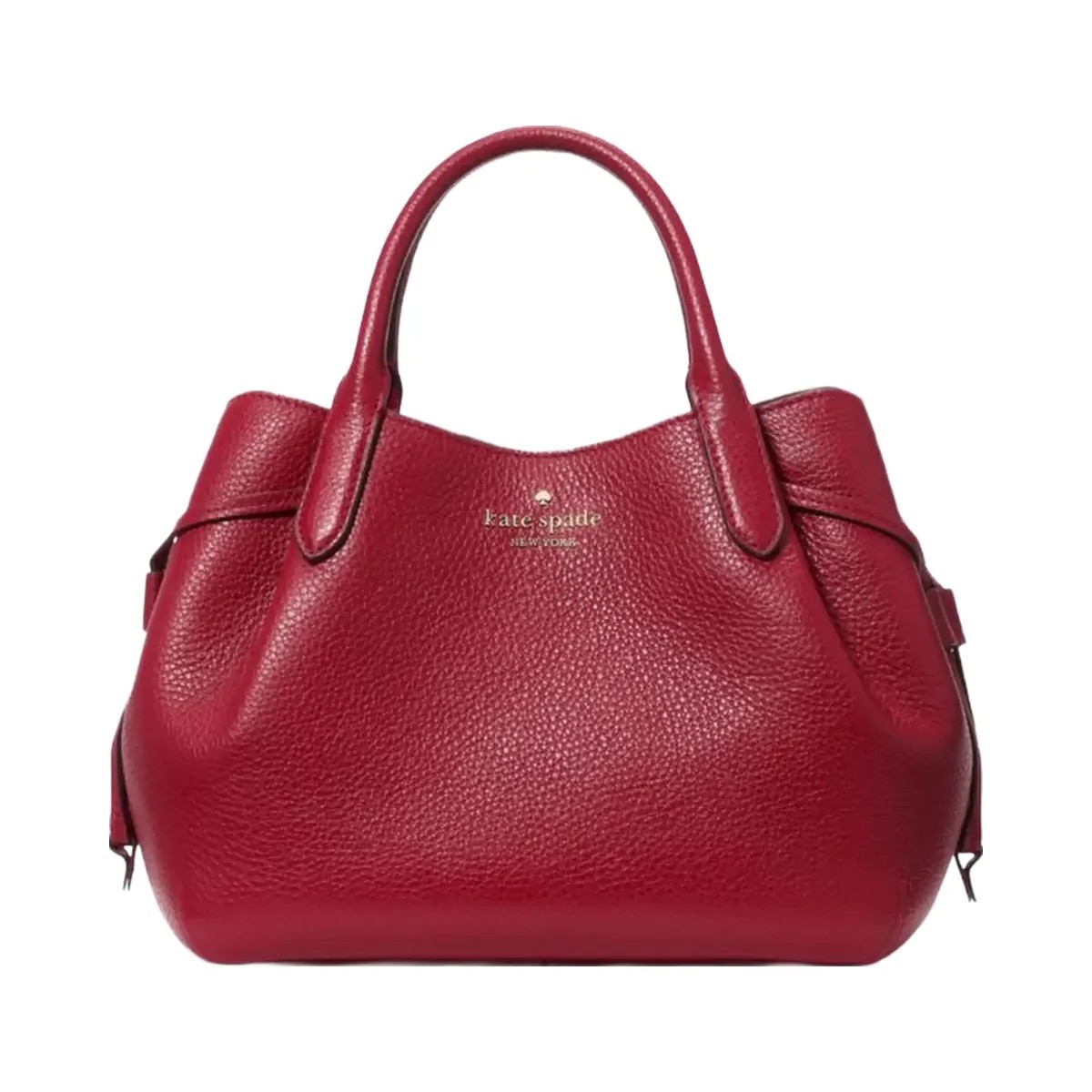 Kate Spade Dumpling Small Satchel Bag Red Jam - HypeFly India View 1
