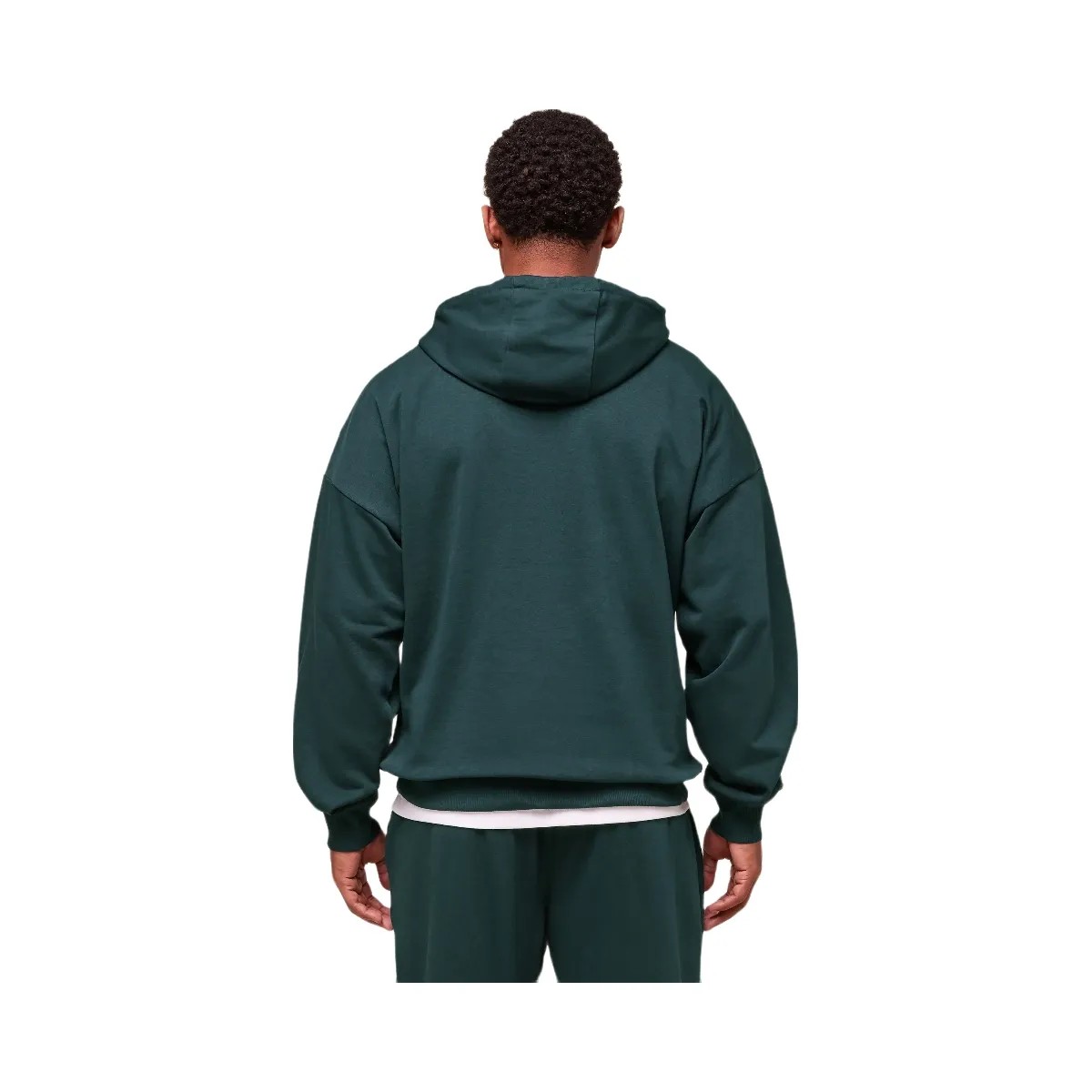 Gymshark Worn Graphic Hoodie - Deep Petrol Blue - HypeFly India View 2