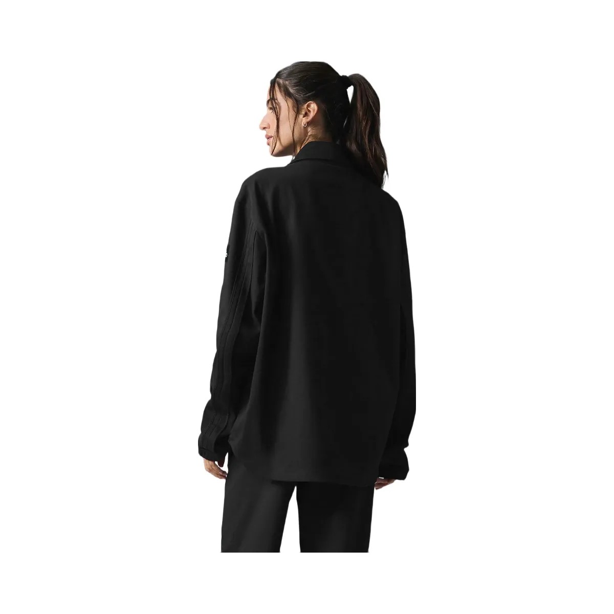 Alo Women's Edition Sueded Jacket - Black - HypeFly India View 4
