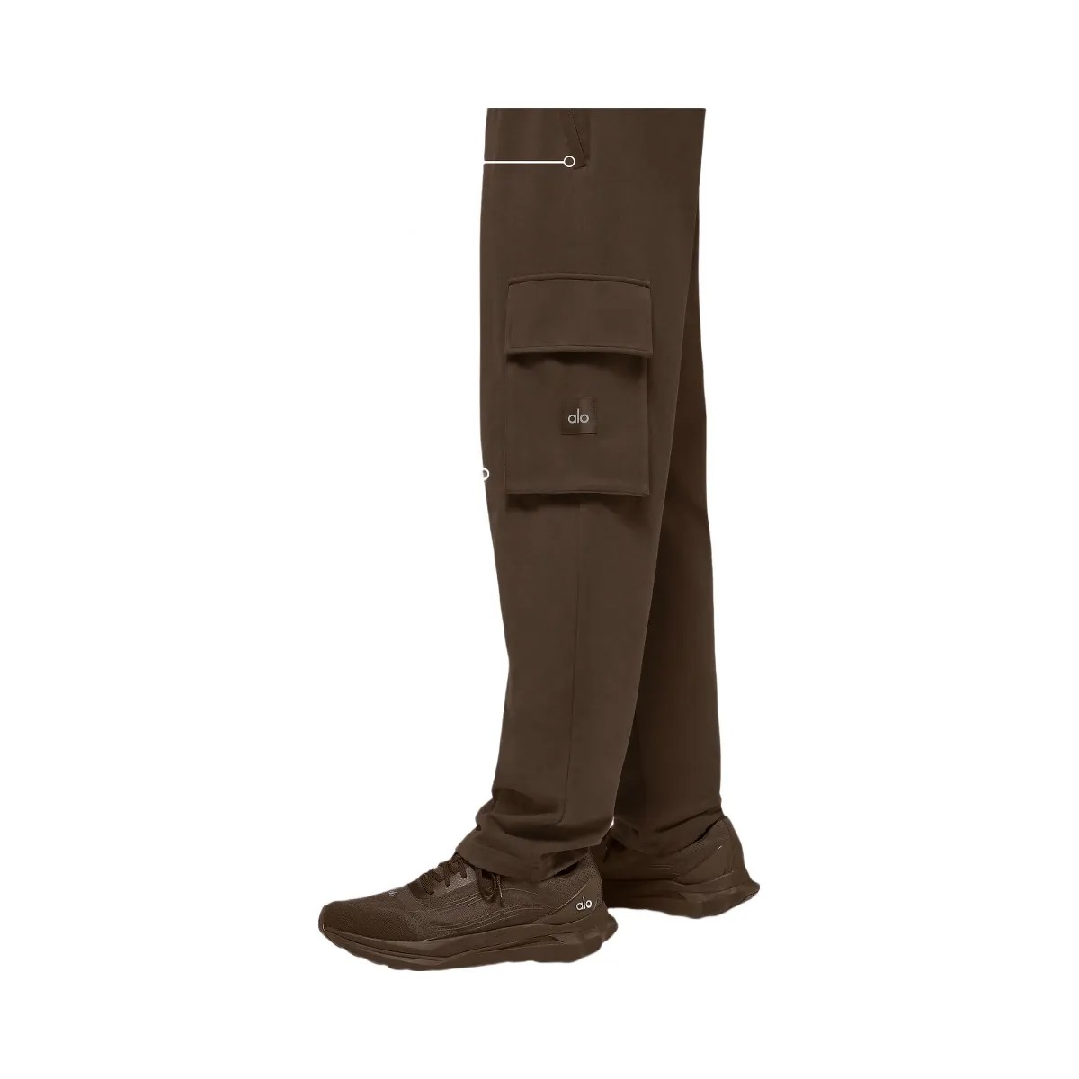 Alo Men's Double Take Cargo Pant - Espresso - HypeFly India View 2