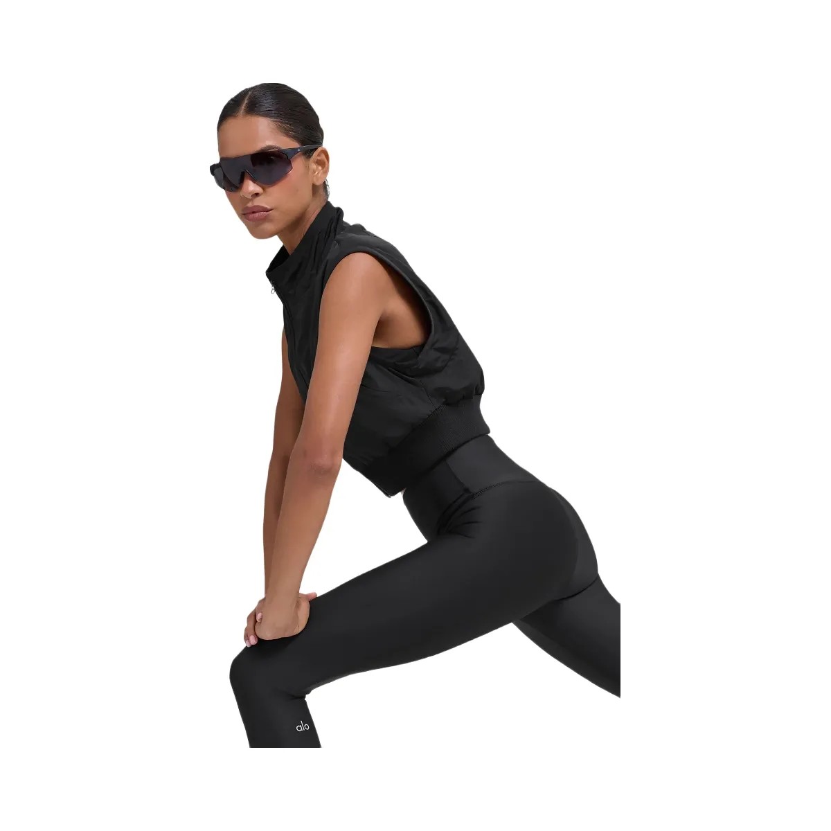 Alo Women's In Motion Vest - Black - HypeFly India View 2