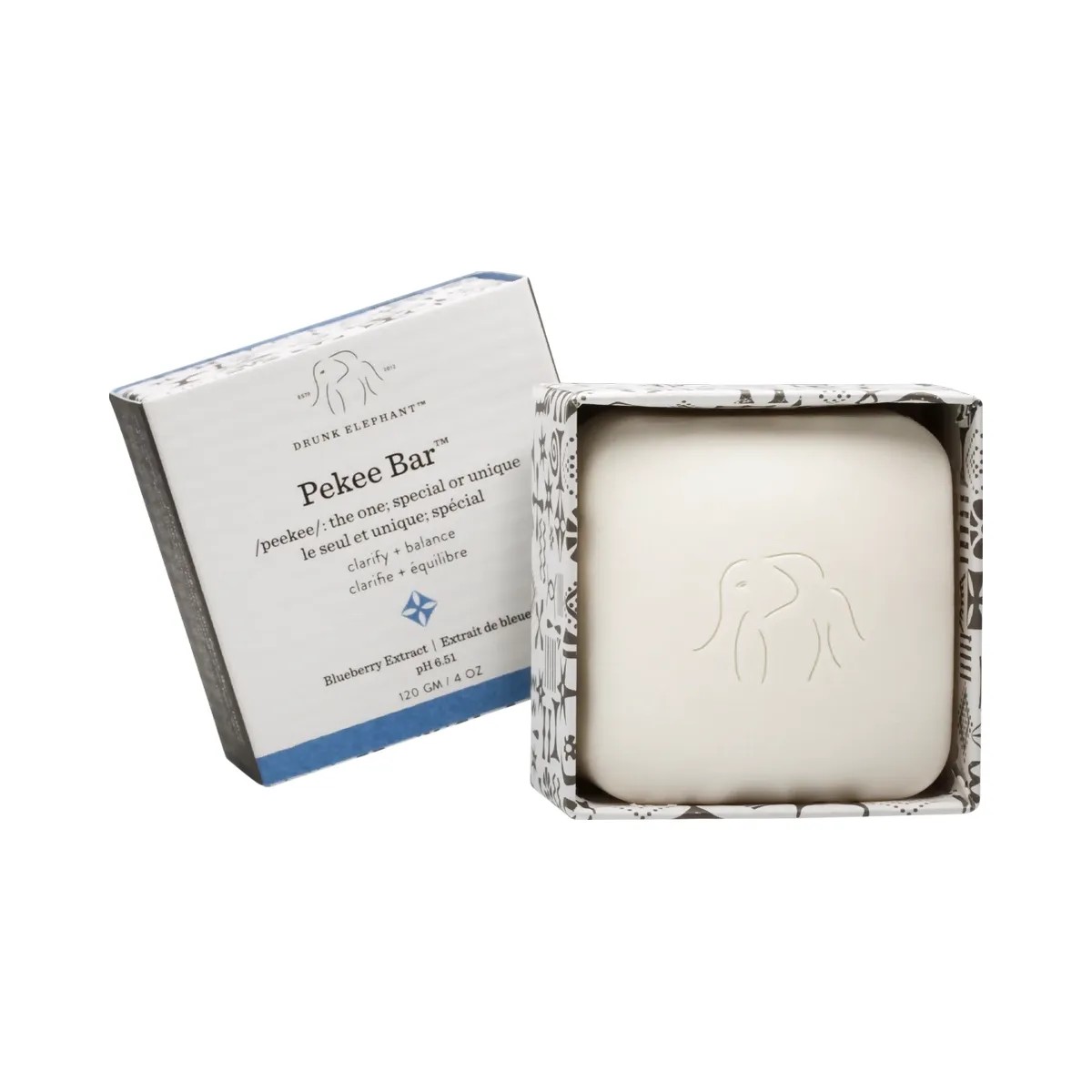 Drunk Elephant Pekee Face Cleansing Bar - HypeFly India View 1