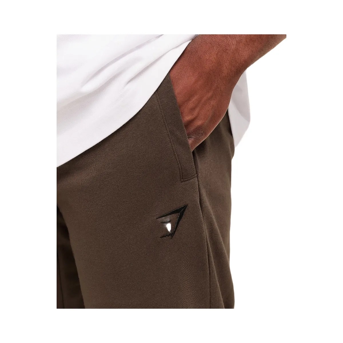 Gymshark Essential Oversized Joggers - Archive Brown - HypeFly India View 2