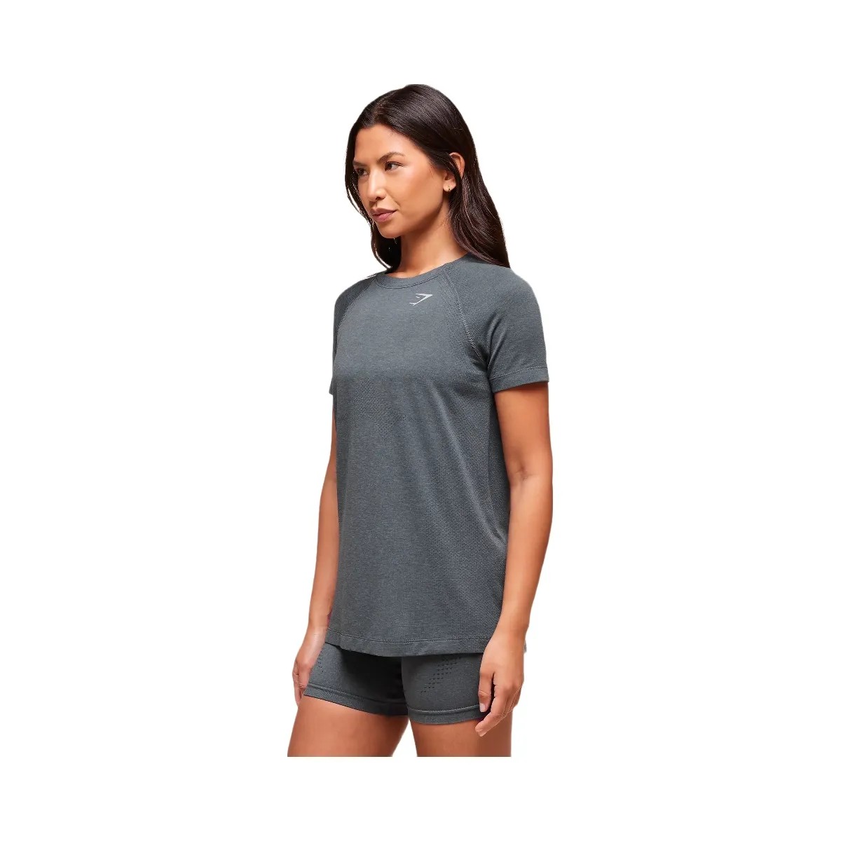 Gymshark Vital Light T-Shirt - Strong Grey/ Marl - HypeFly India View 3