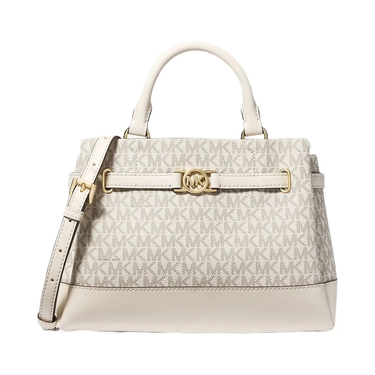 Michael Kors Reed Small Signature Logo Satchel Lt Crm Multi - HypeFly India View 1