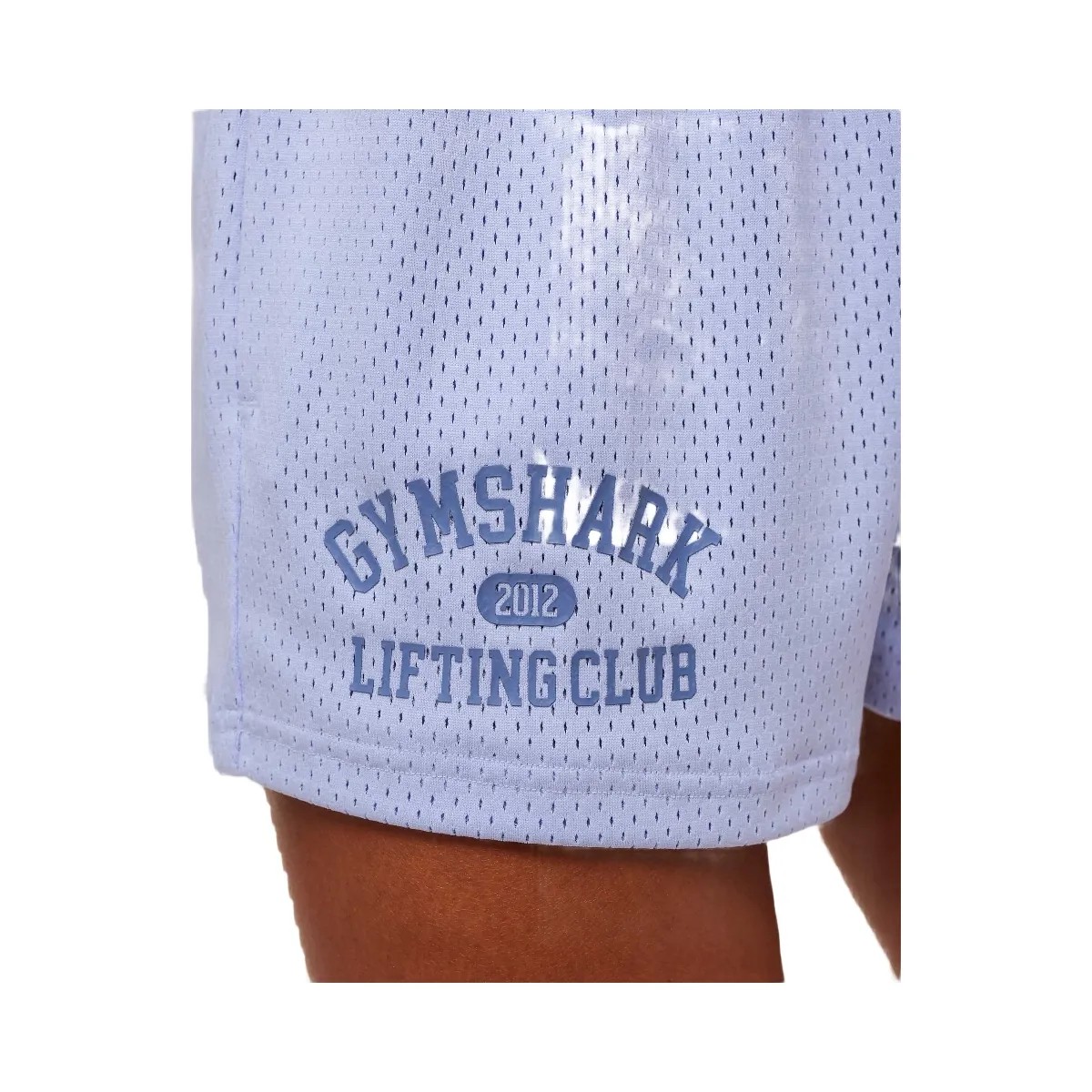 Gymshark Lifting Club Mesh Shorts - Peri Blue - HypeFly India View 4