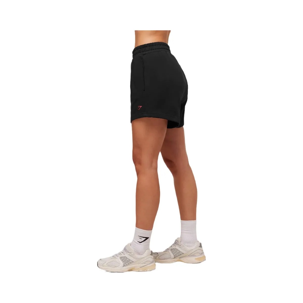 Gymshark Collegiate Graphic Short - Black - HypeFly India View 3
