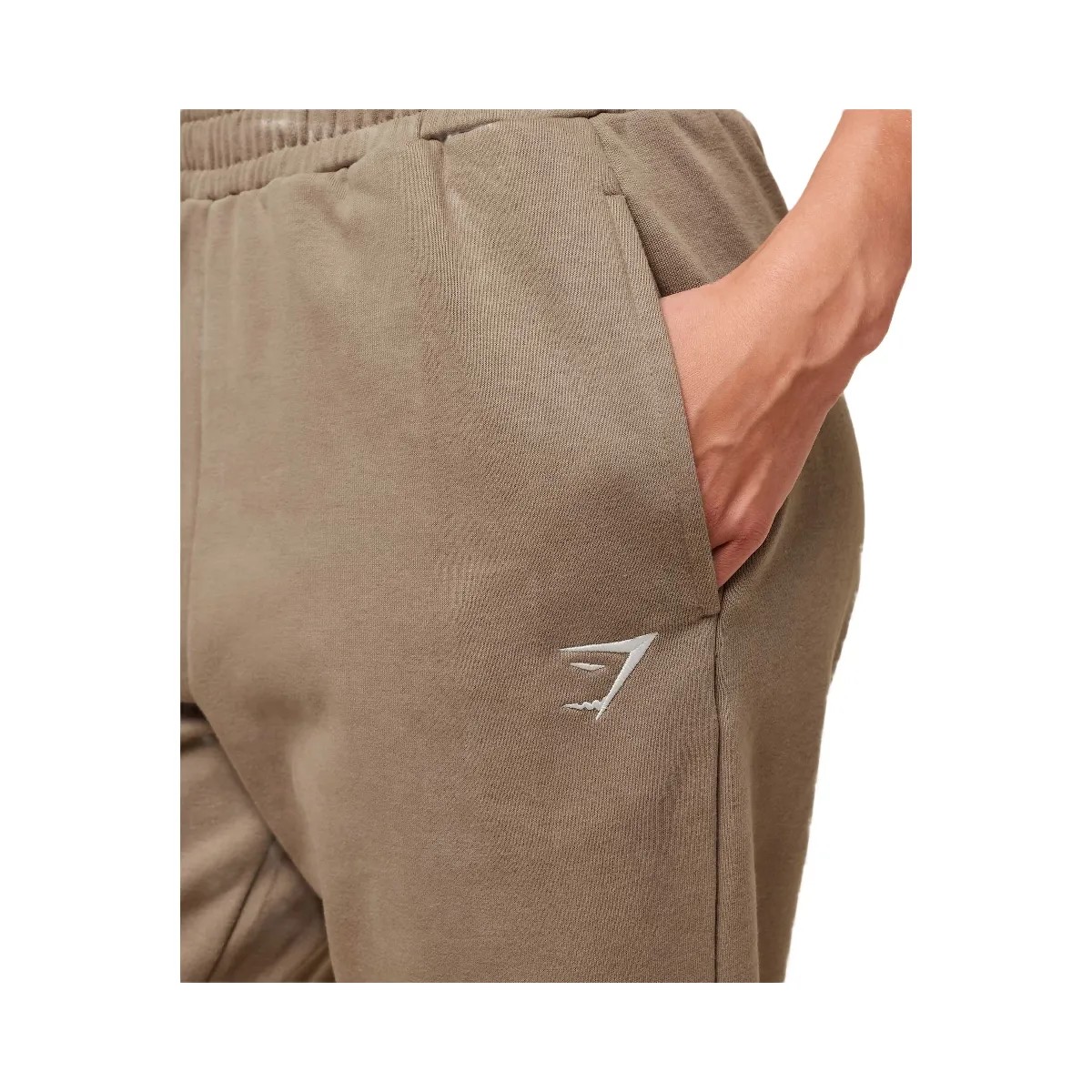 Gymshark Training Fleece Joggers - Lifestyle Brown - HypeFly India View 4