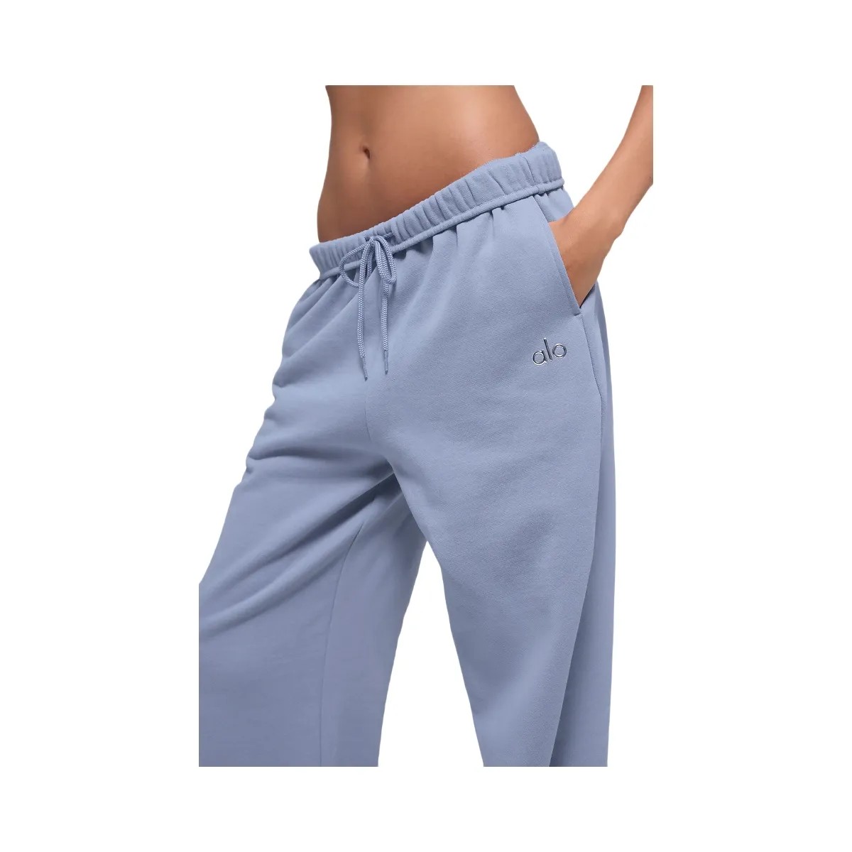 Alo Accolade Straight Leg Sweatpant - Winter Frost - HypeFly India View 2
