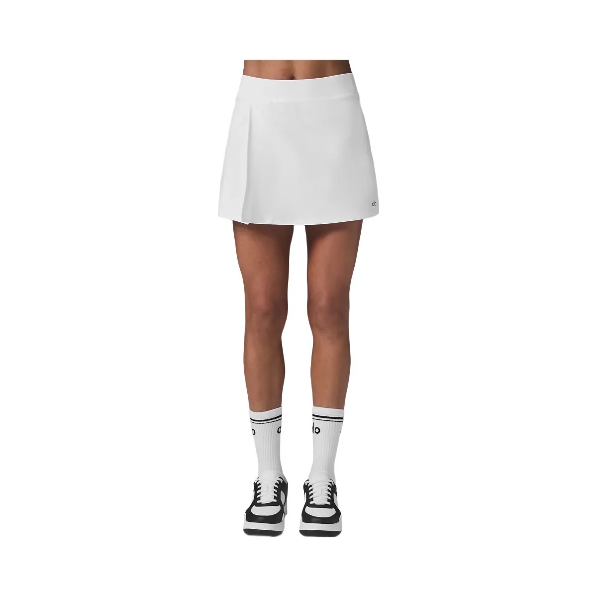Alo Women's Alosoft Backspin Skirt - White - HypeFly India View 3