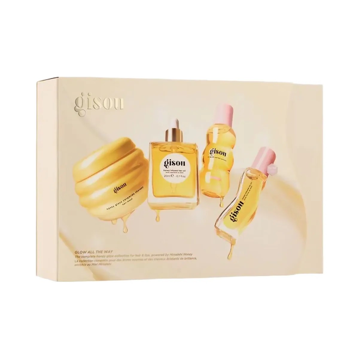 Gisou Glow All The Way Hair and Lip Gift Set - HypeFly India View 1