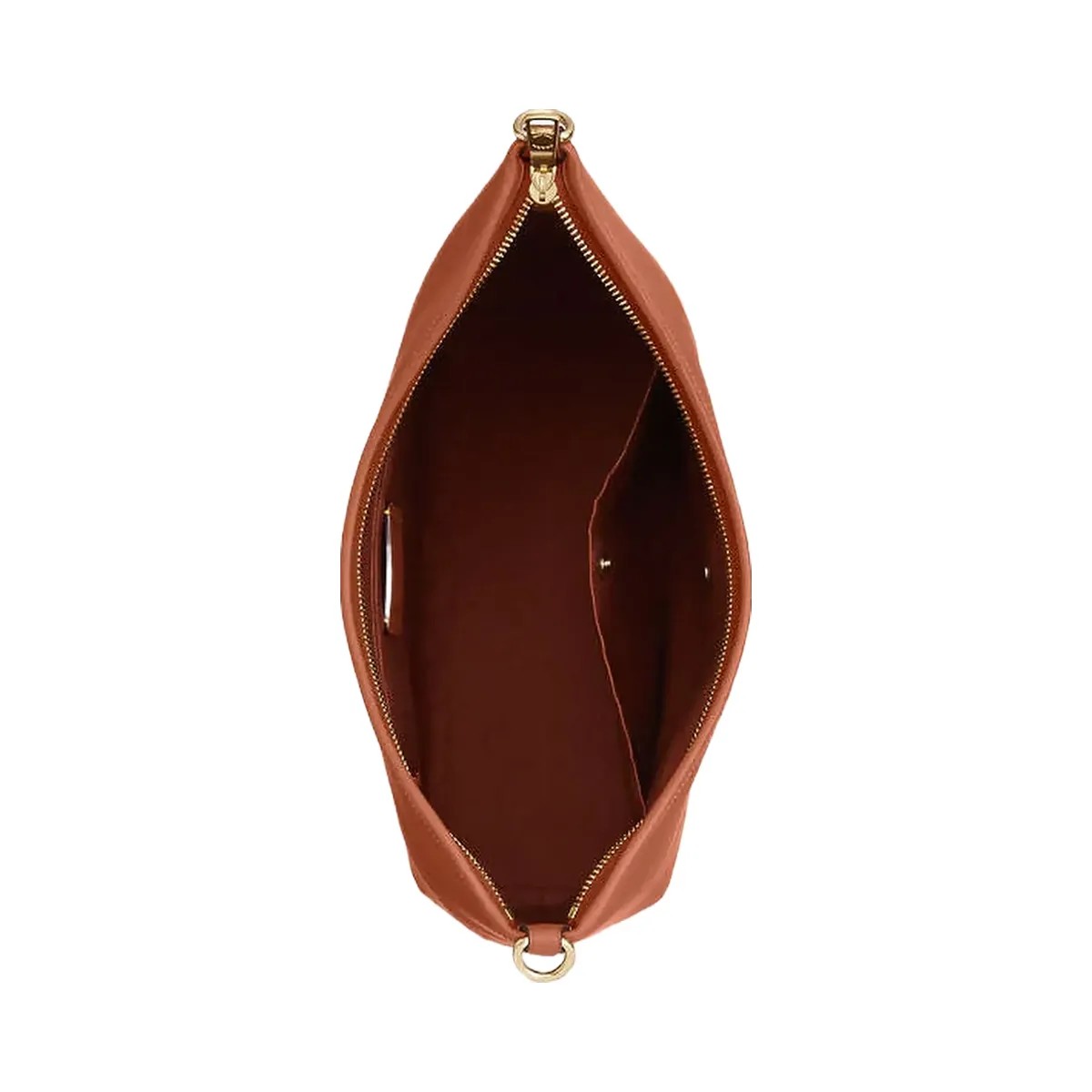 Coach Laurel Large Shoulder Bag Smooth Leather-Gold-Tan - HypeFly India View 4