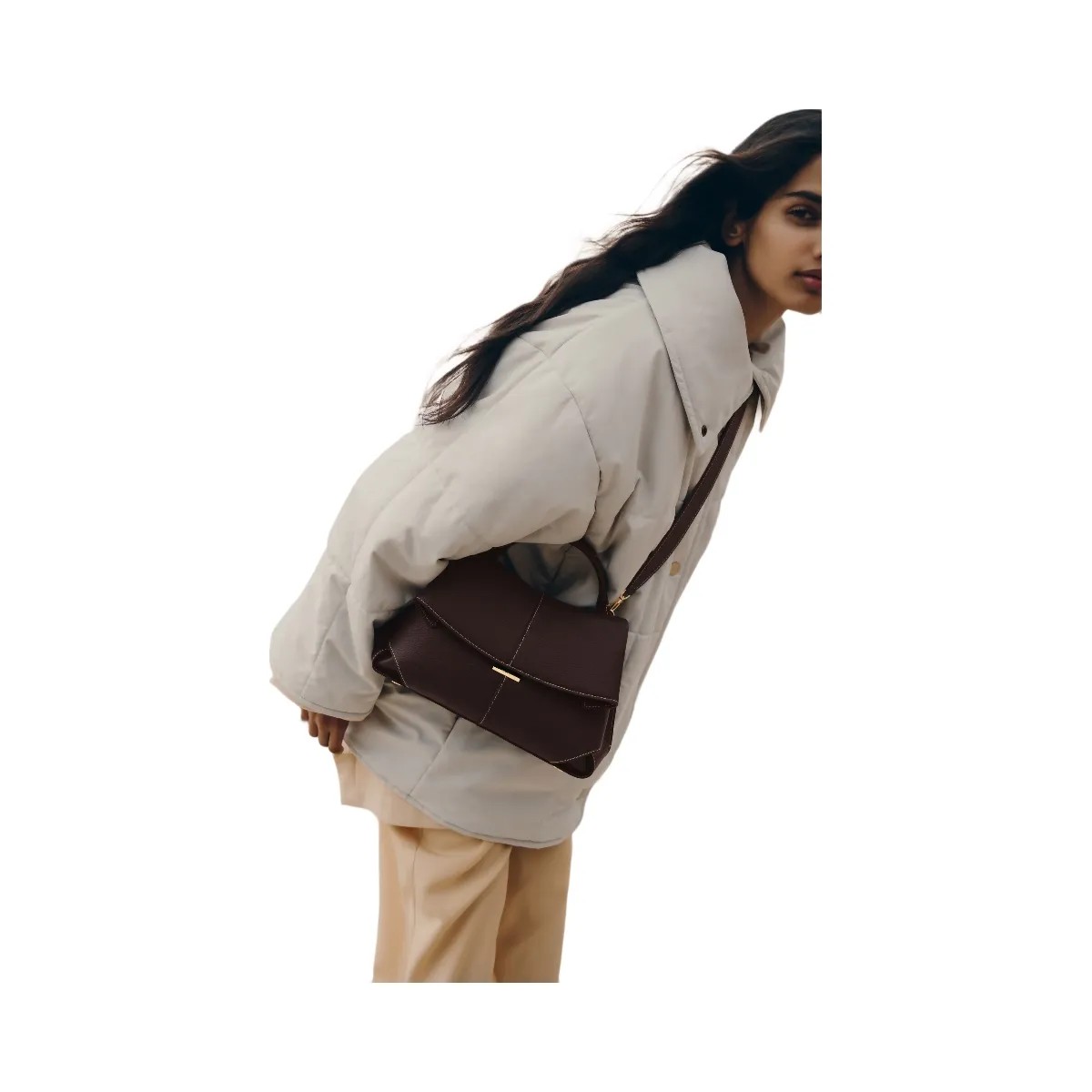 Polene Mokki Textured Ebony - HypeFly India View 4