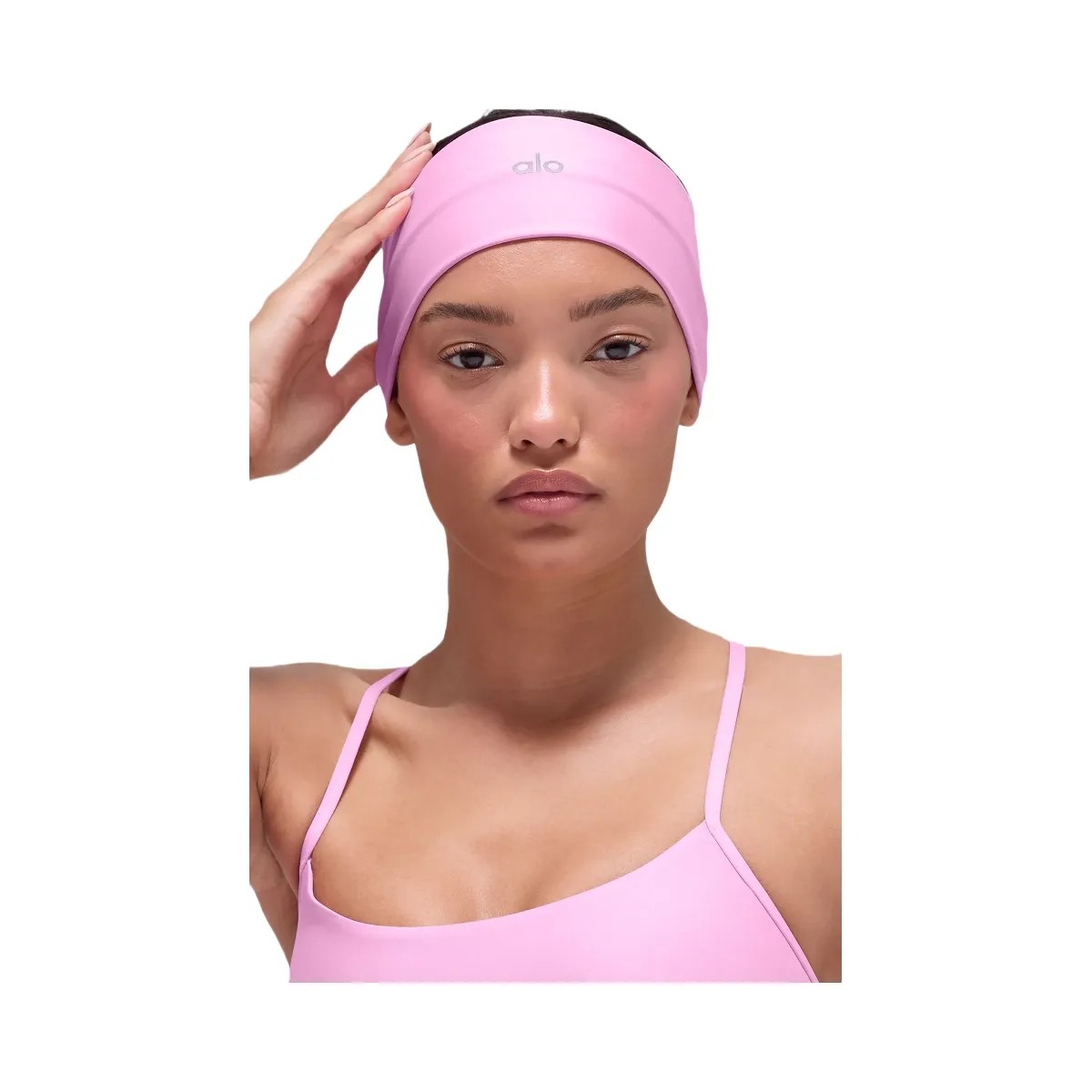 Alo Airlift Headband - Candy Heart Pink - HypeFly India View 2