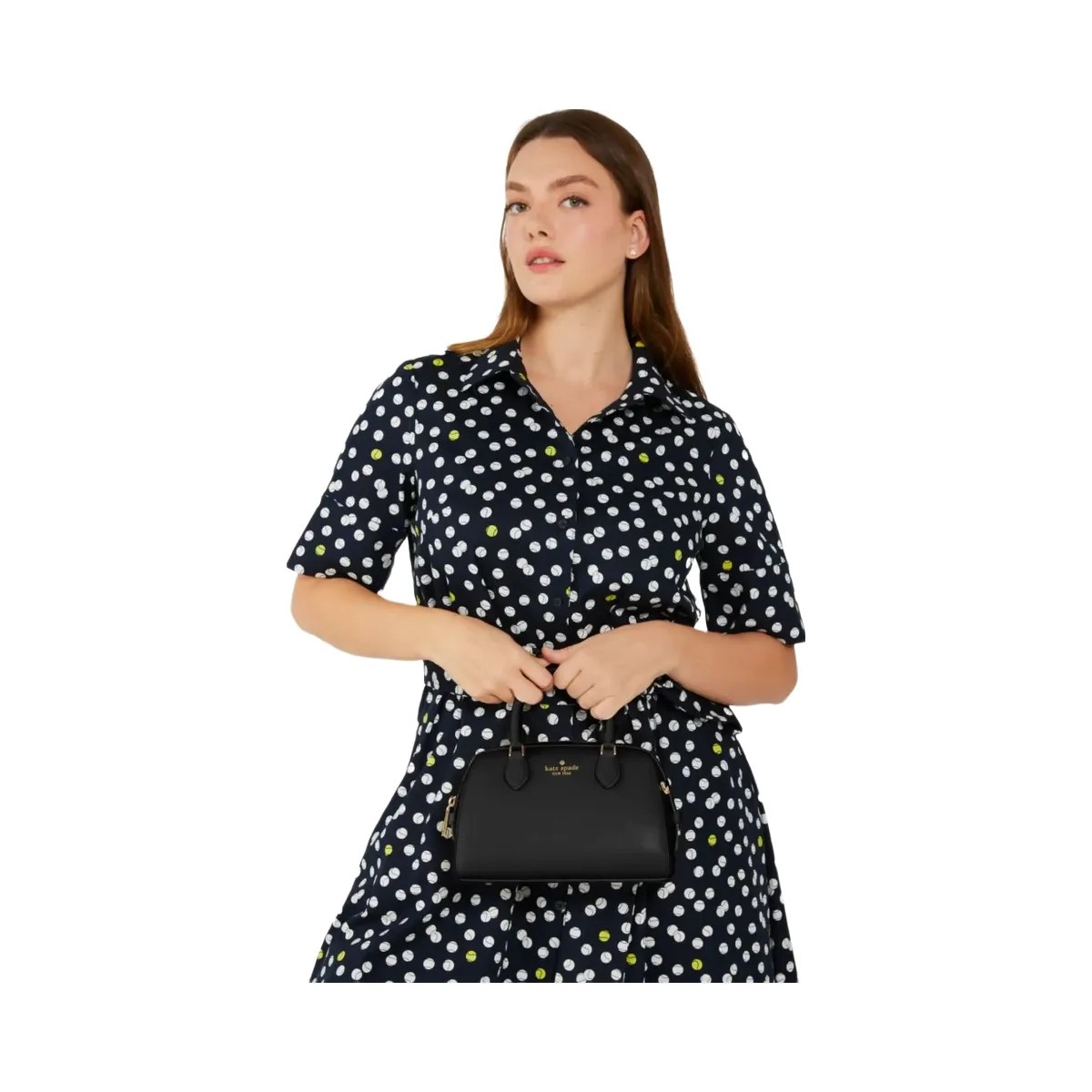 Kate Spade Madison Small Dolly Duffle Crossbody Bag Black - HypeFly India View 2