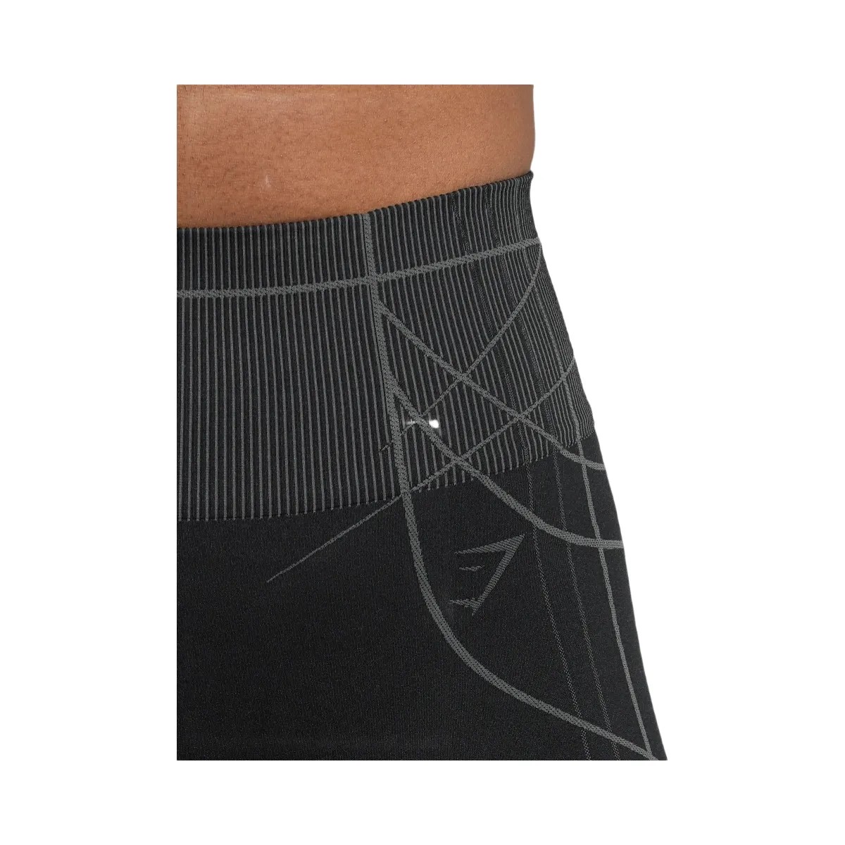 Gymshark Apex Seamless Shorts - Black/Graphite Grey - HypeFly India View 6