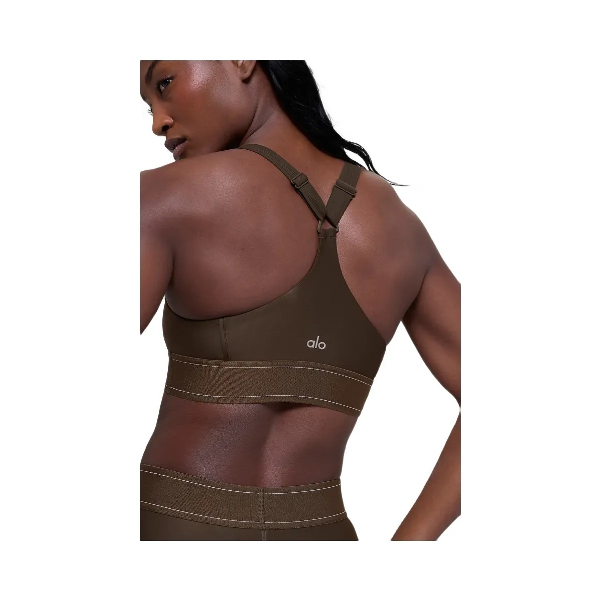 Alo Women's Airlift Suit Up Bra - Espresso - HypeFly India View 2