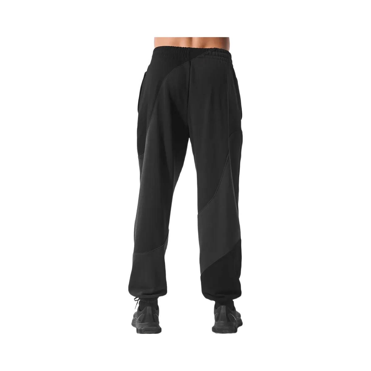 Alo Men's Make Waves Sweatpant - Vintage Black Tonal - HypeFly India View 3