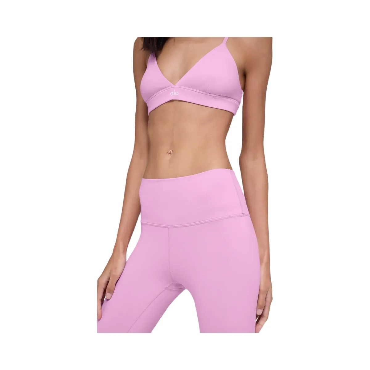 Alo Women's High-Waist Airbrush Legging - Candy Heart Pink - HypeFly India View 3