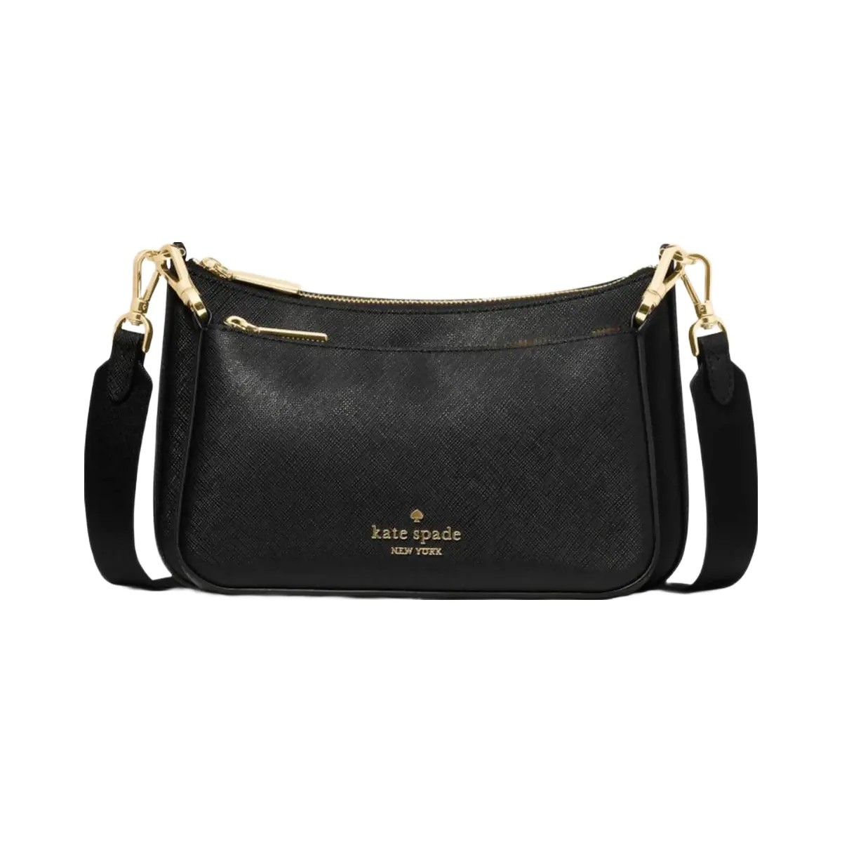 Kate Spade Duet Small Crossbody Black - HypeFly India View 1