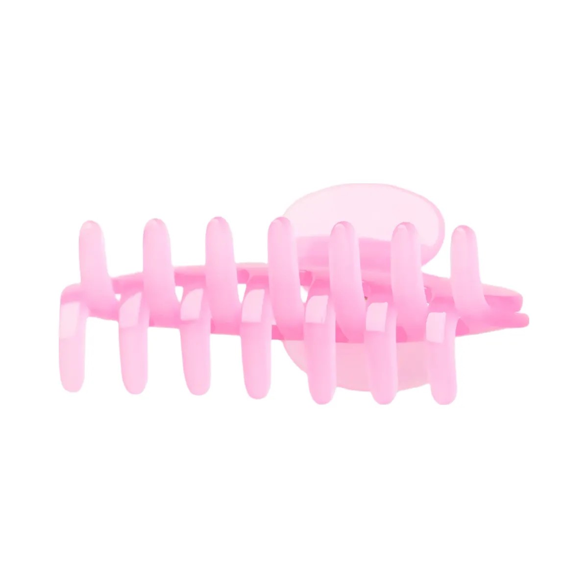 Alo 90's Claw Clip - Candy Heart Pink Clear - HypeFly India View 3