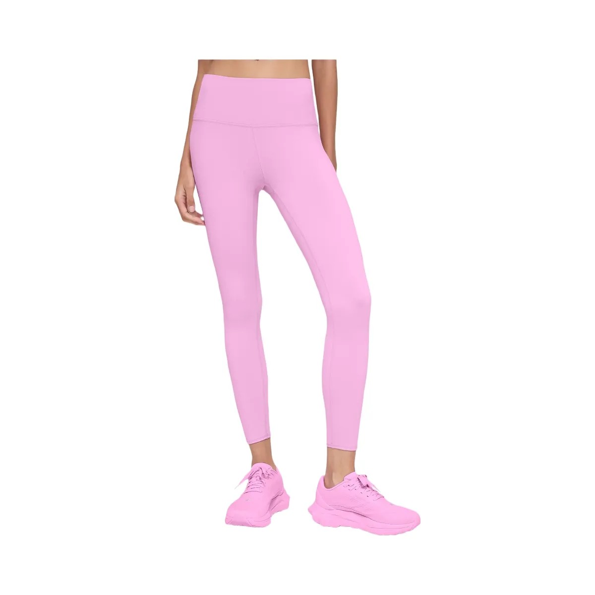 Alo Women's 7/8 High-Waist Airbrush Legging - Candy Heart Pink - HypeFly India View 1